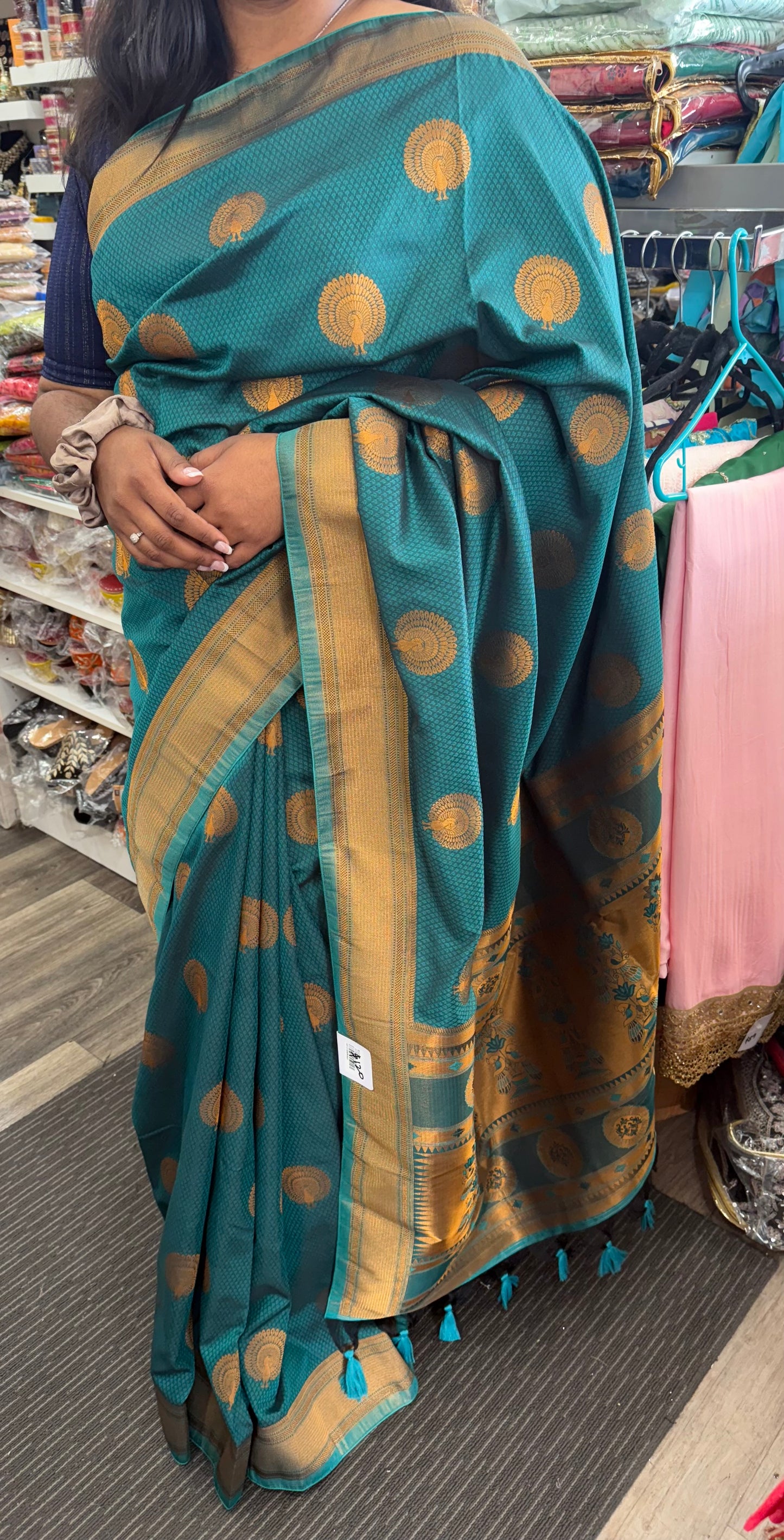 Beautiful designer silk saree