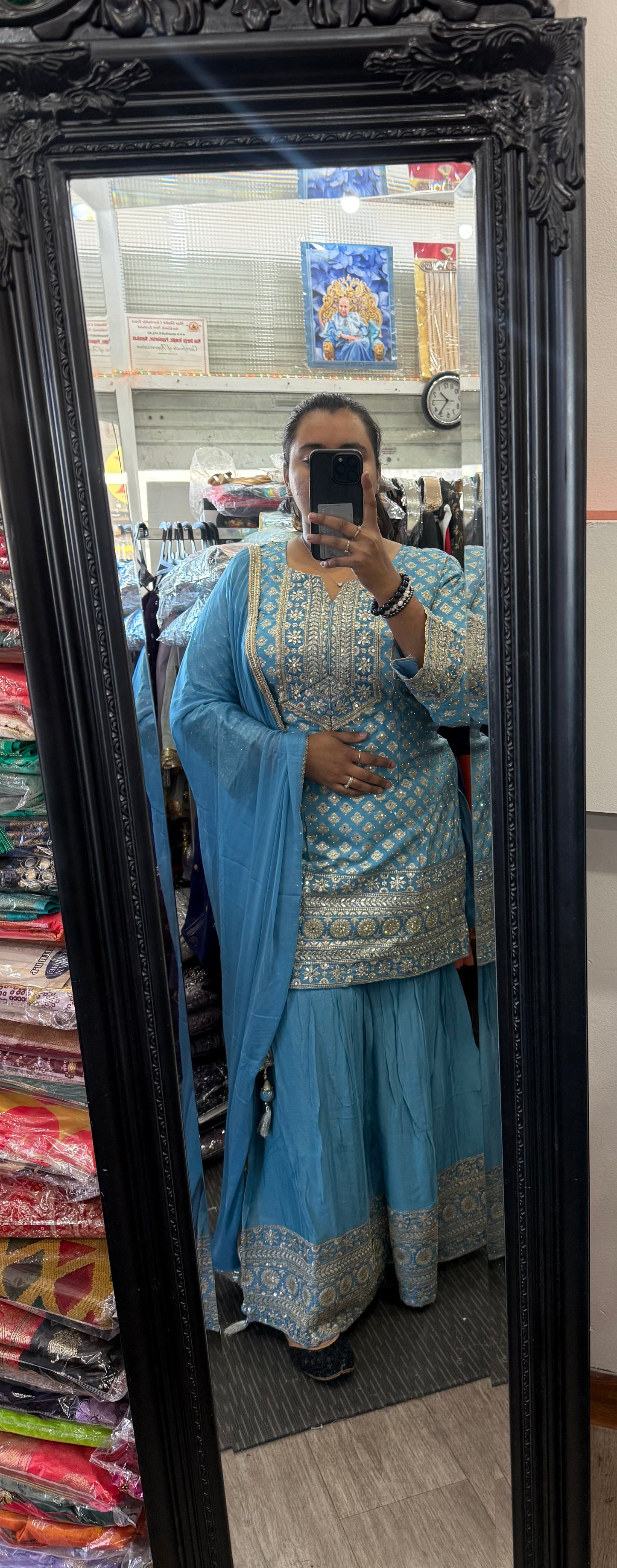 Beautiful designer sharara suit
