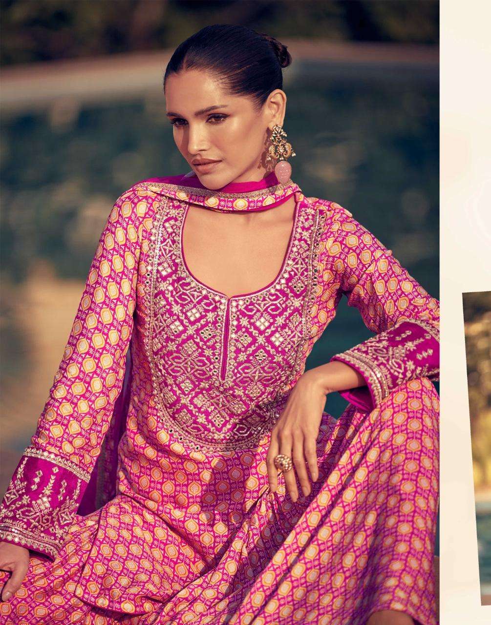 Beautiful designer sharara suit