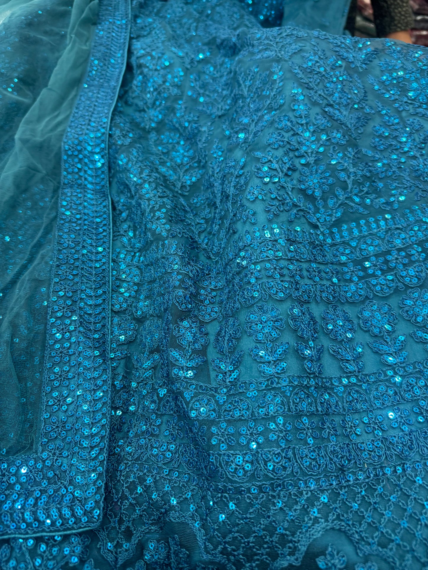 Beautiful designer gown style anarkali suit