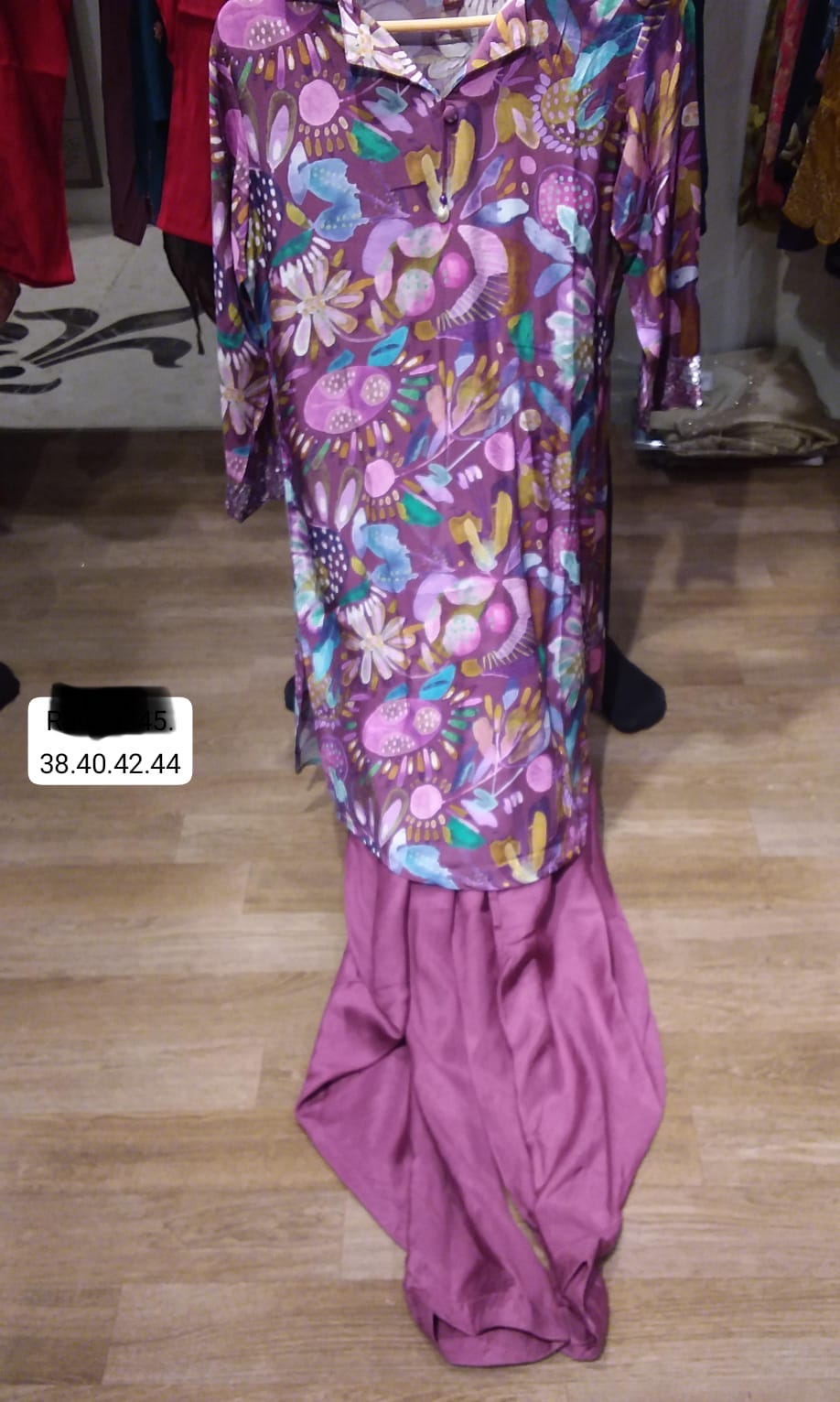 Beautiful designer cord sets dhoti style