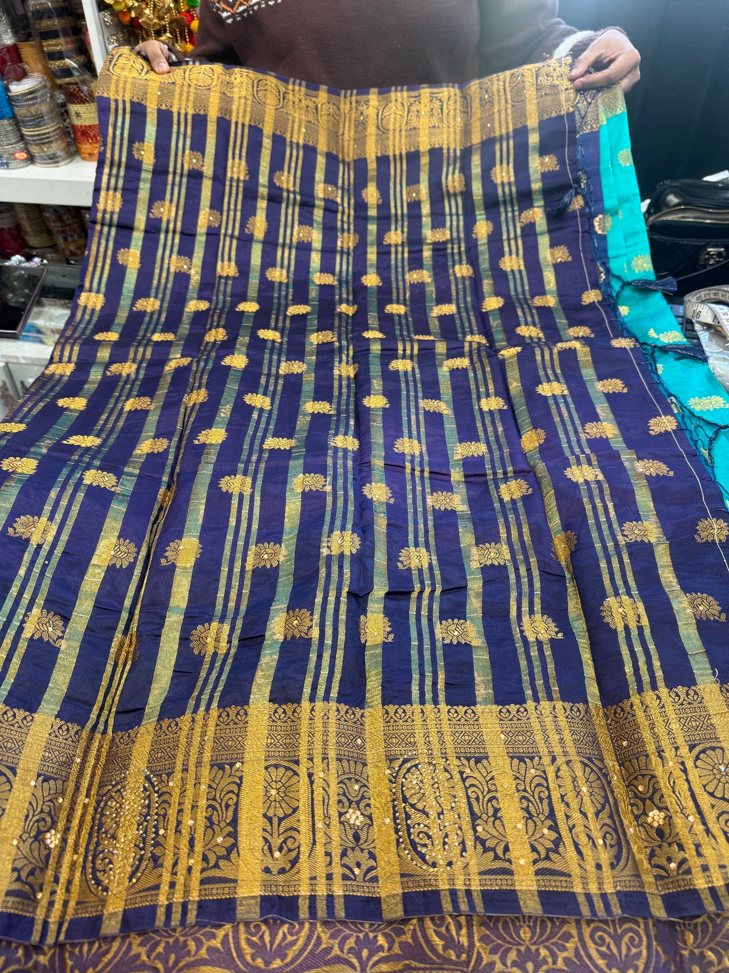 Beautiful designer silk saree