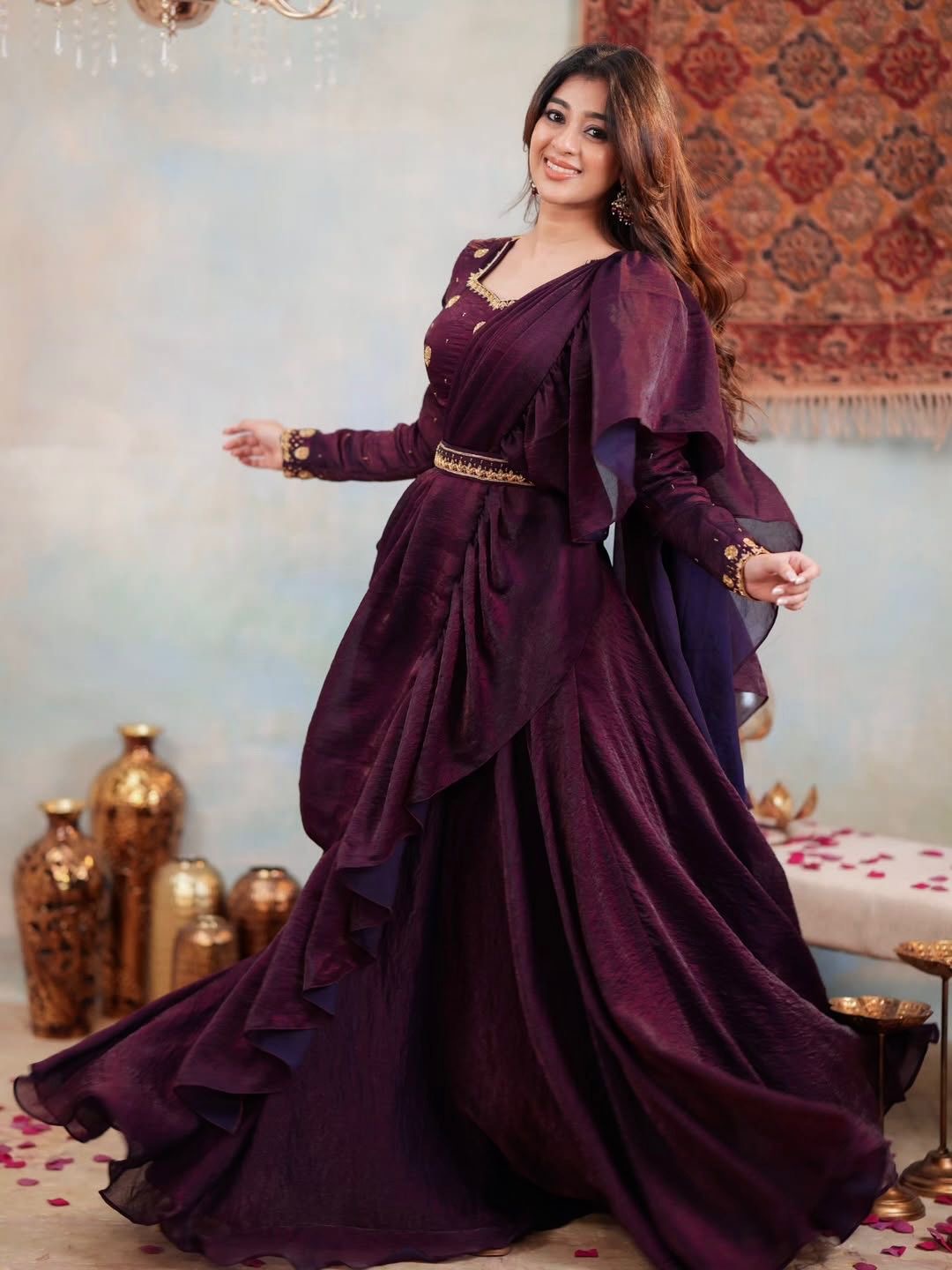Beautiful designer lengha saree
