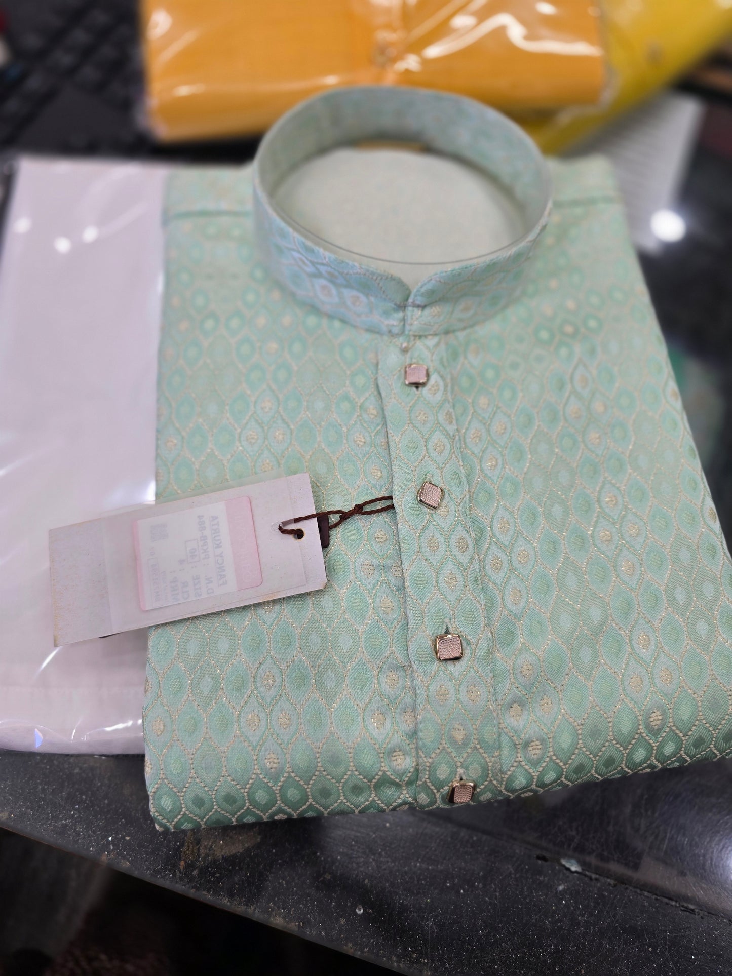 Beautiful designer embroidery kurta pyjama