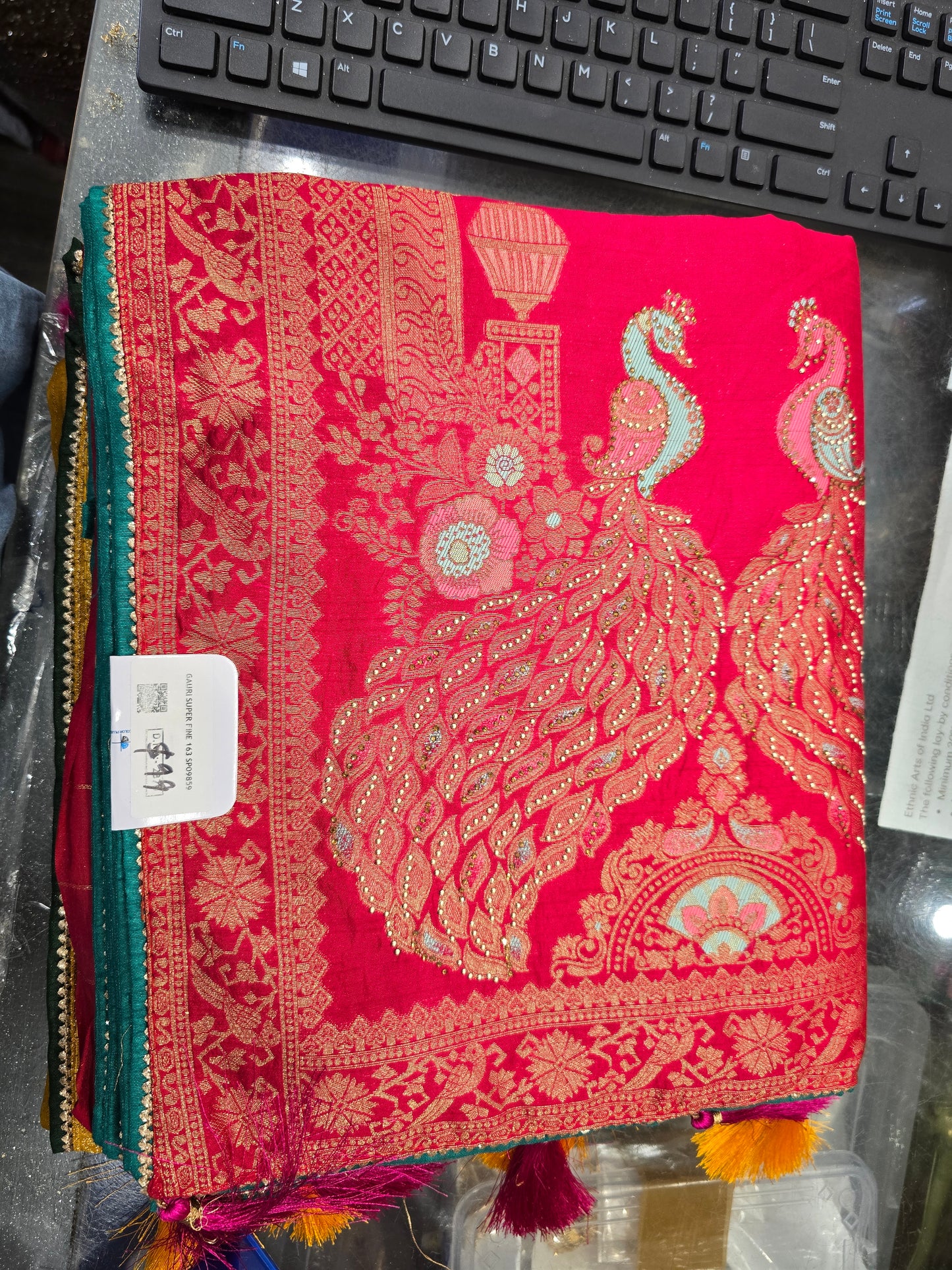 Beautiful designer cotton silk saree