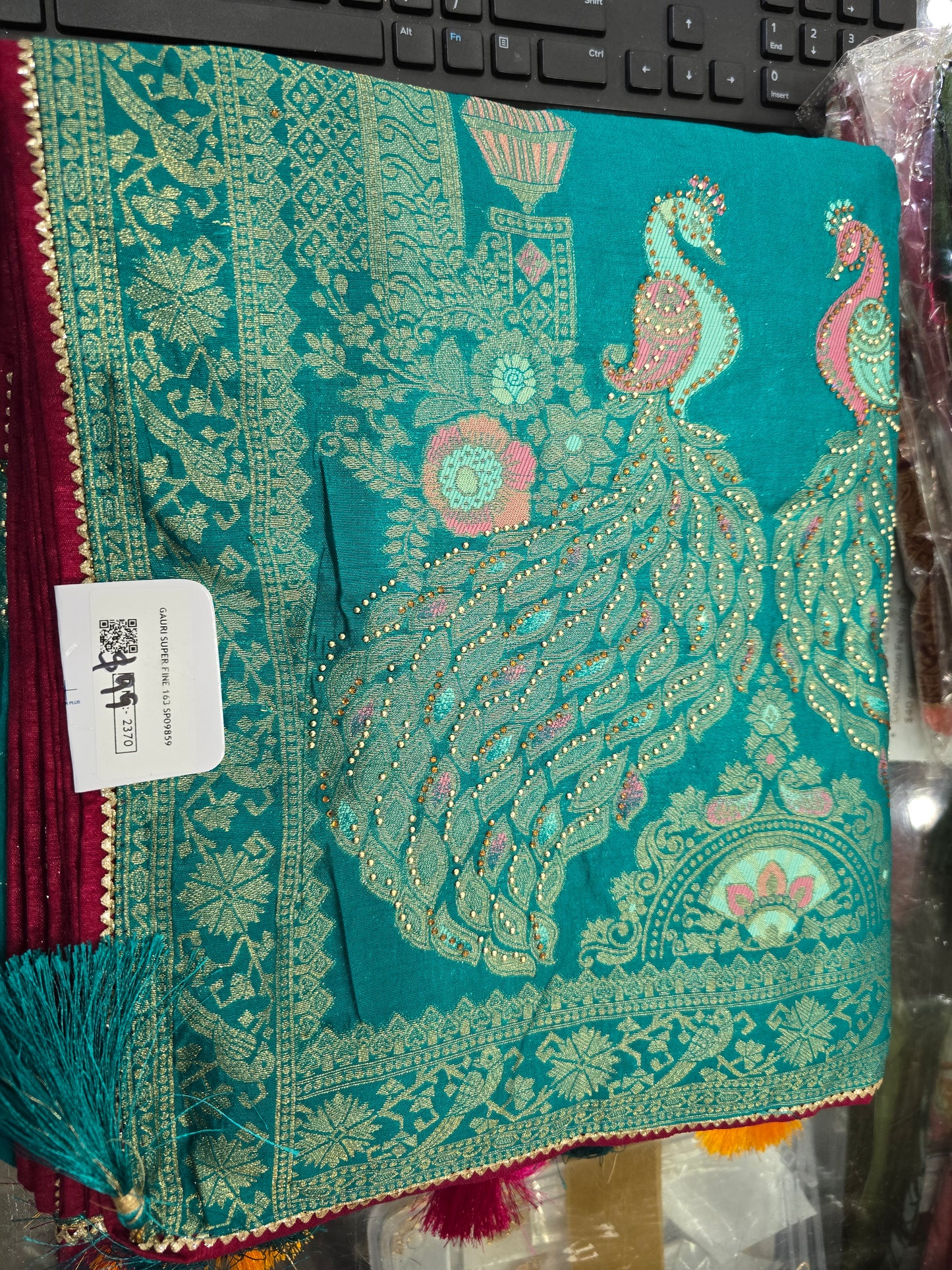 Beautiful designer cotton silk saree