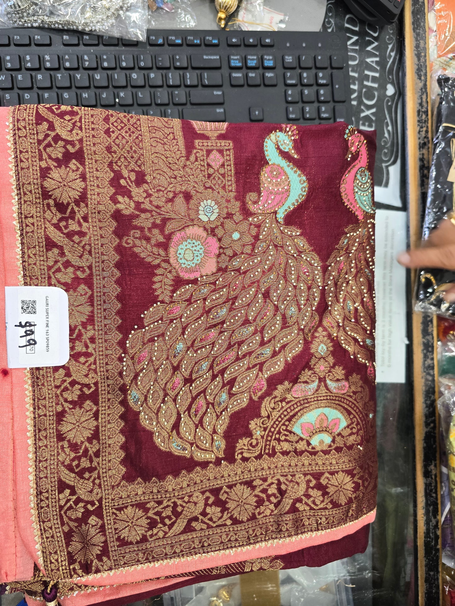 Beautiful designer cotton silk saree