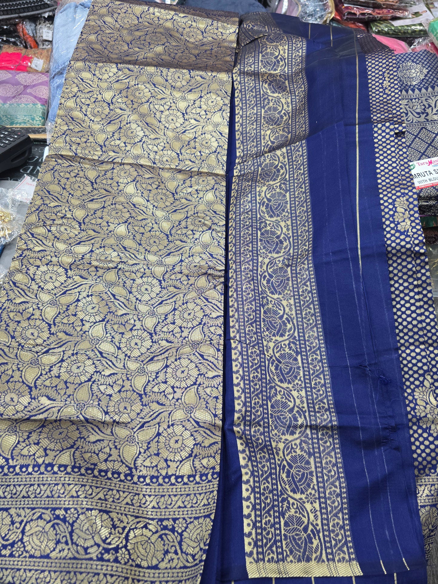 Beautiful designer silk saree