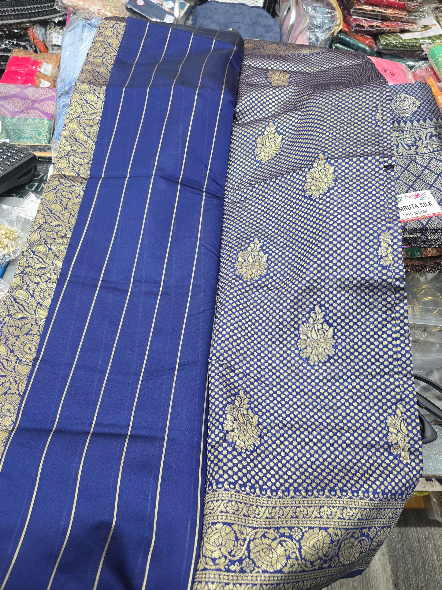 Beautiful designer silk saree