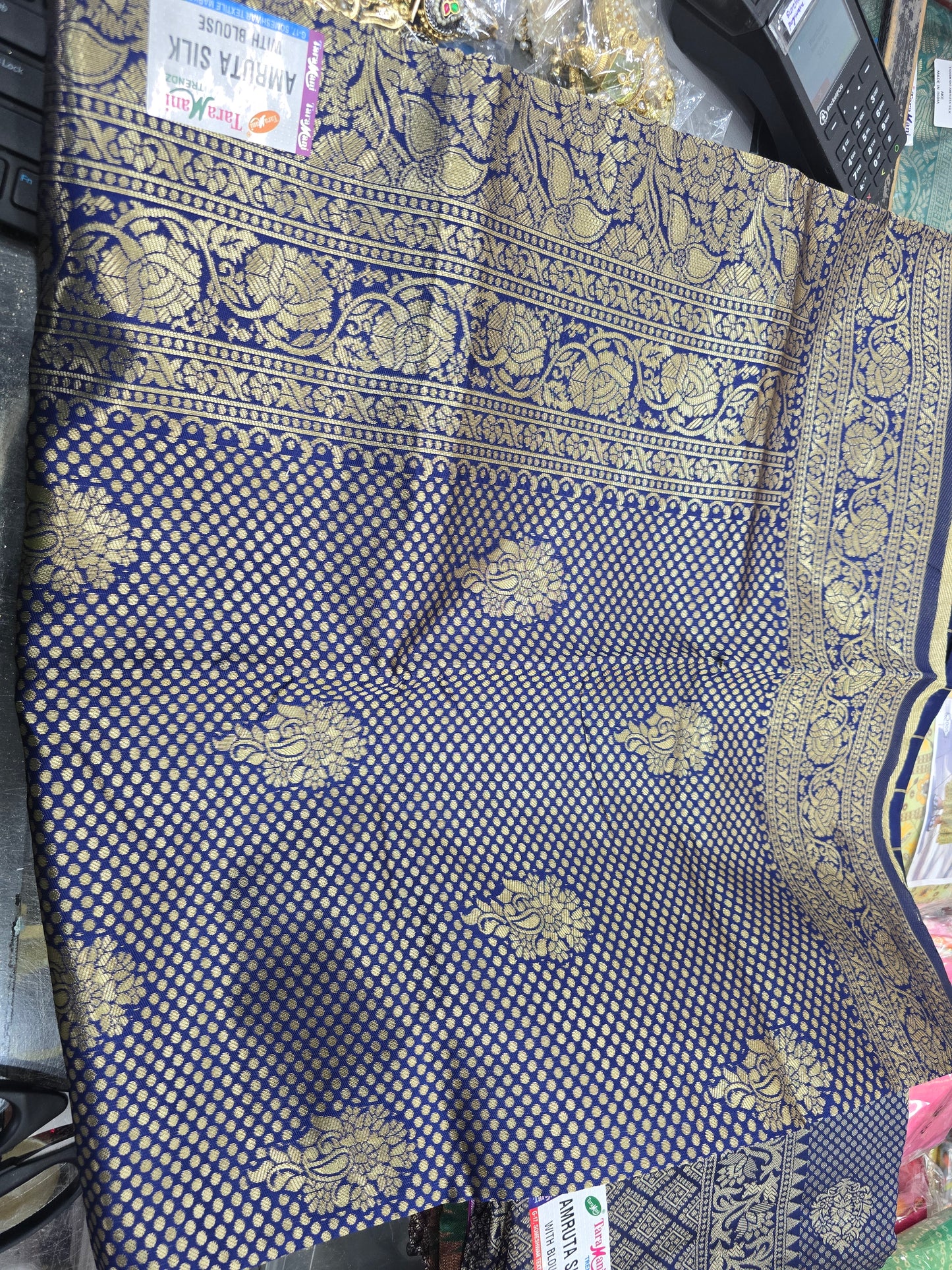 Beautiful designer silk saree