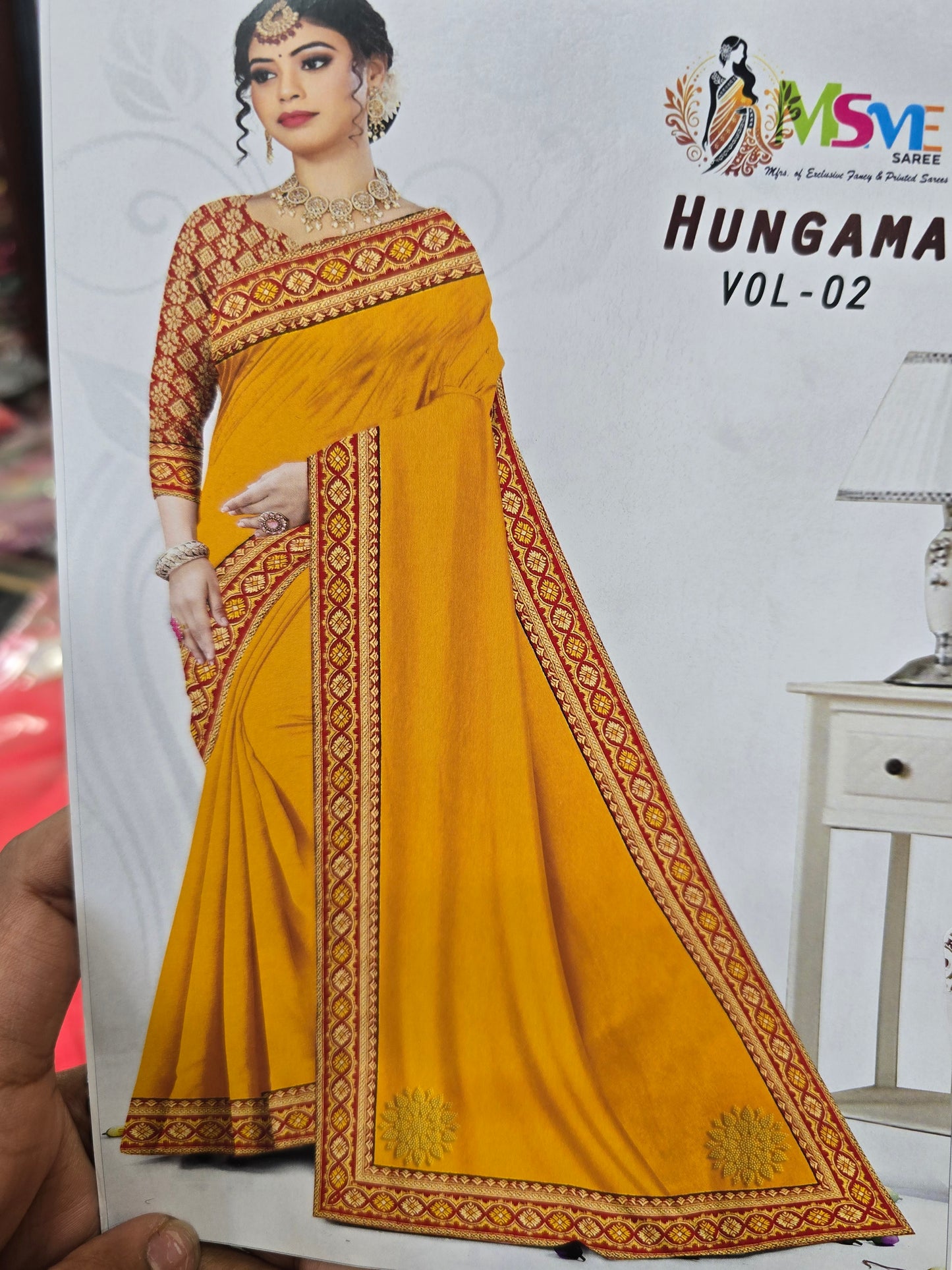 Beautiful designer cotton silk saree