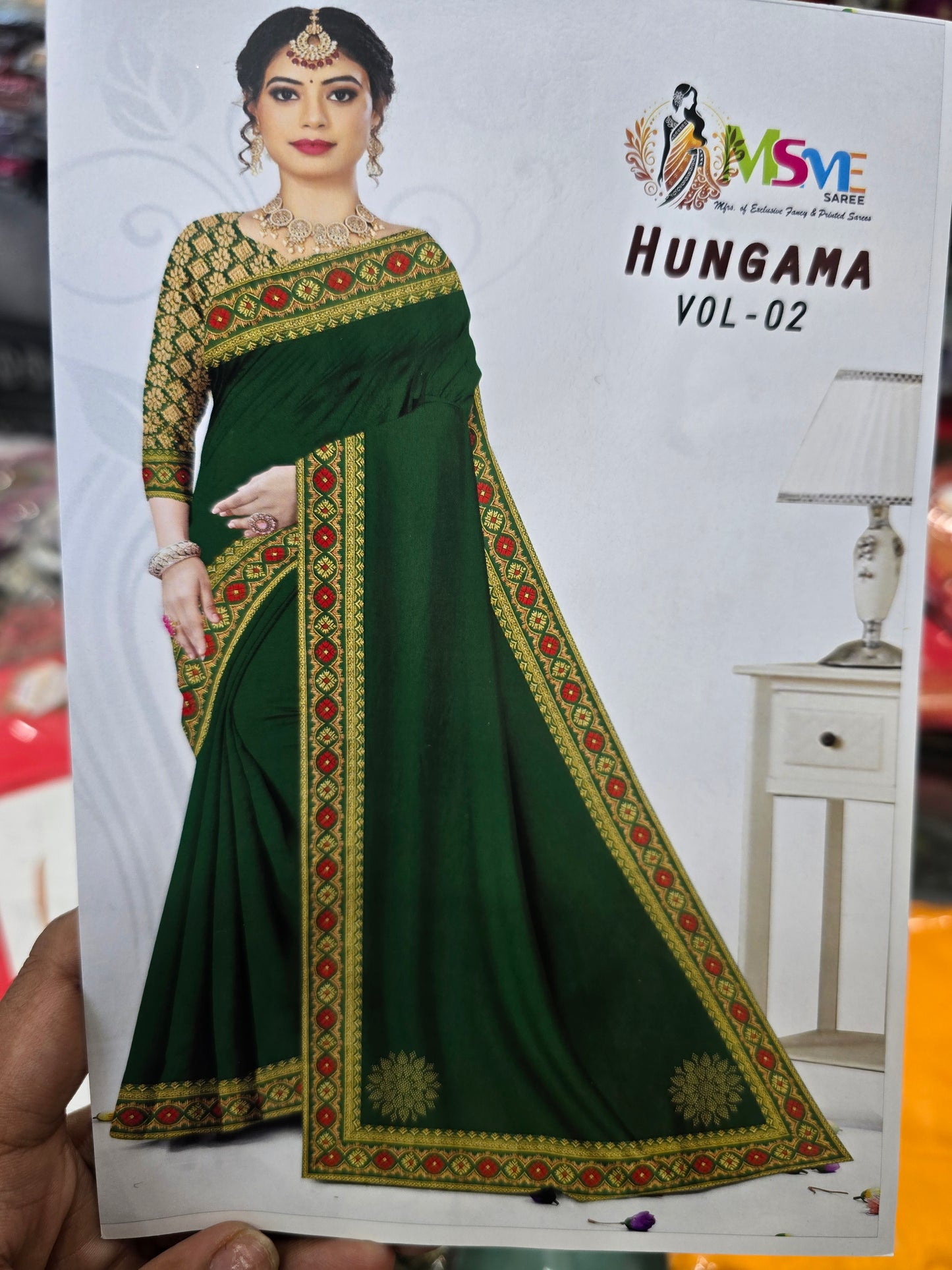 Beautiful designer cotton silk saree