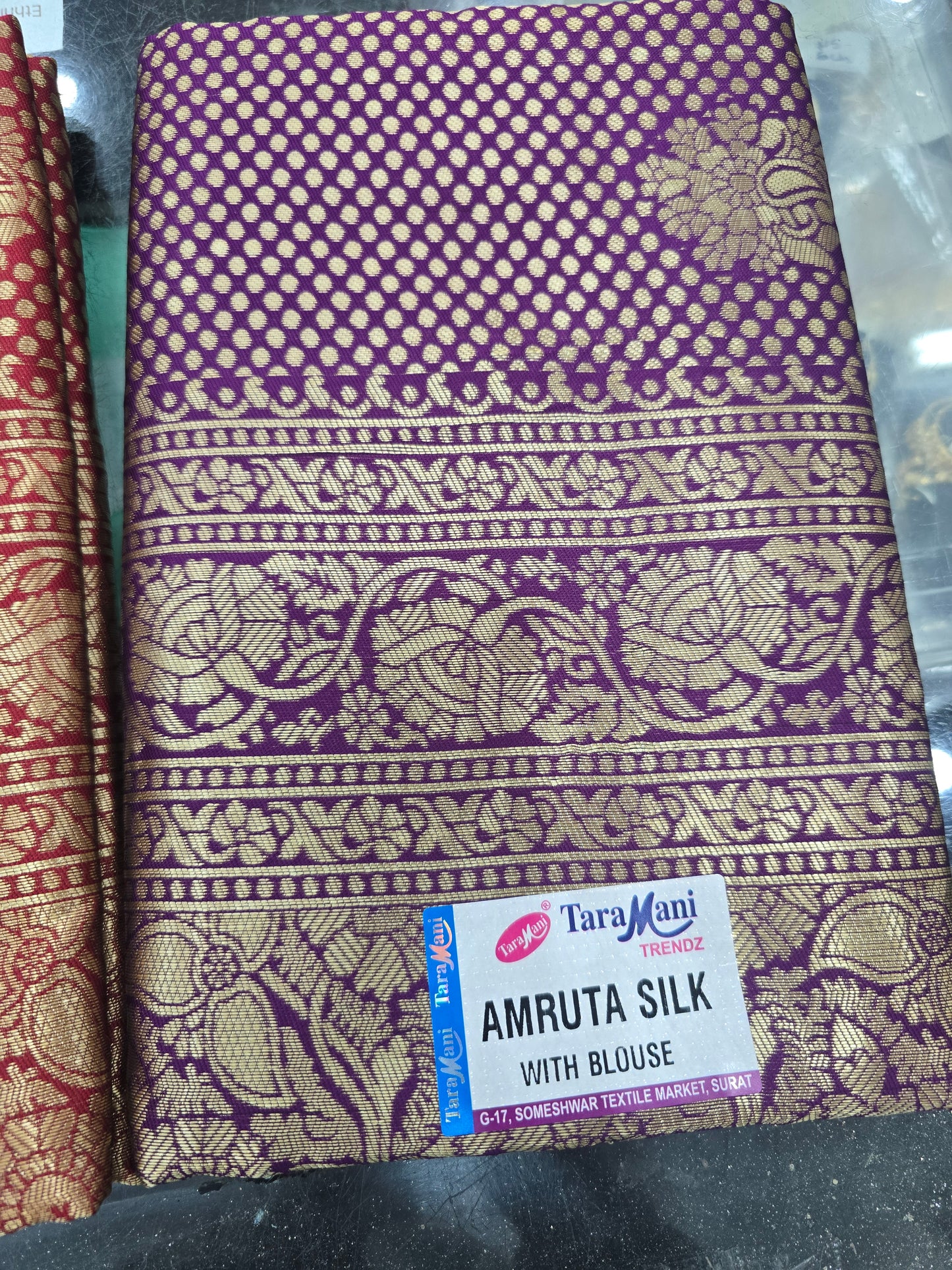 Beautiful designer silk saree