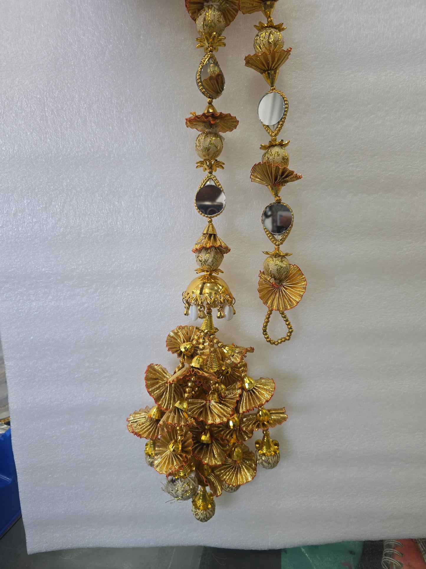 Parandha with mirrors hair accessories