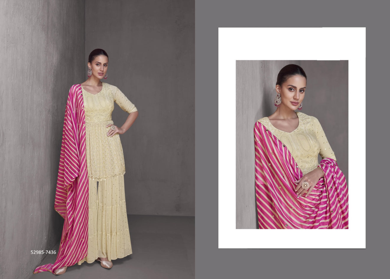 Beautiful designer sharara suit