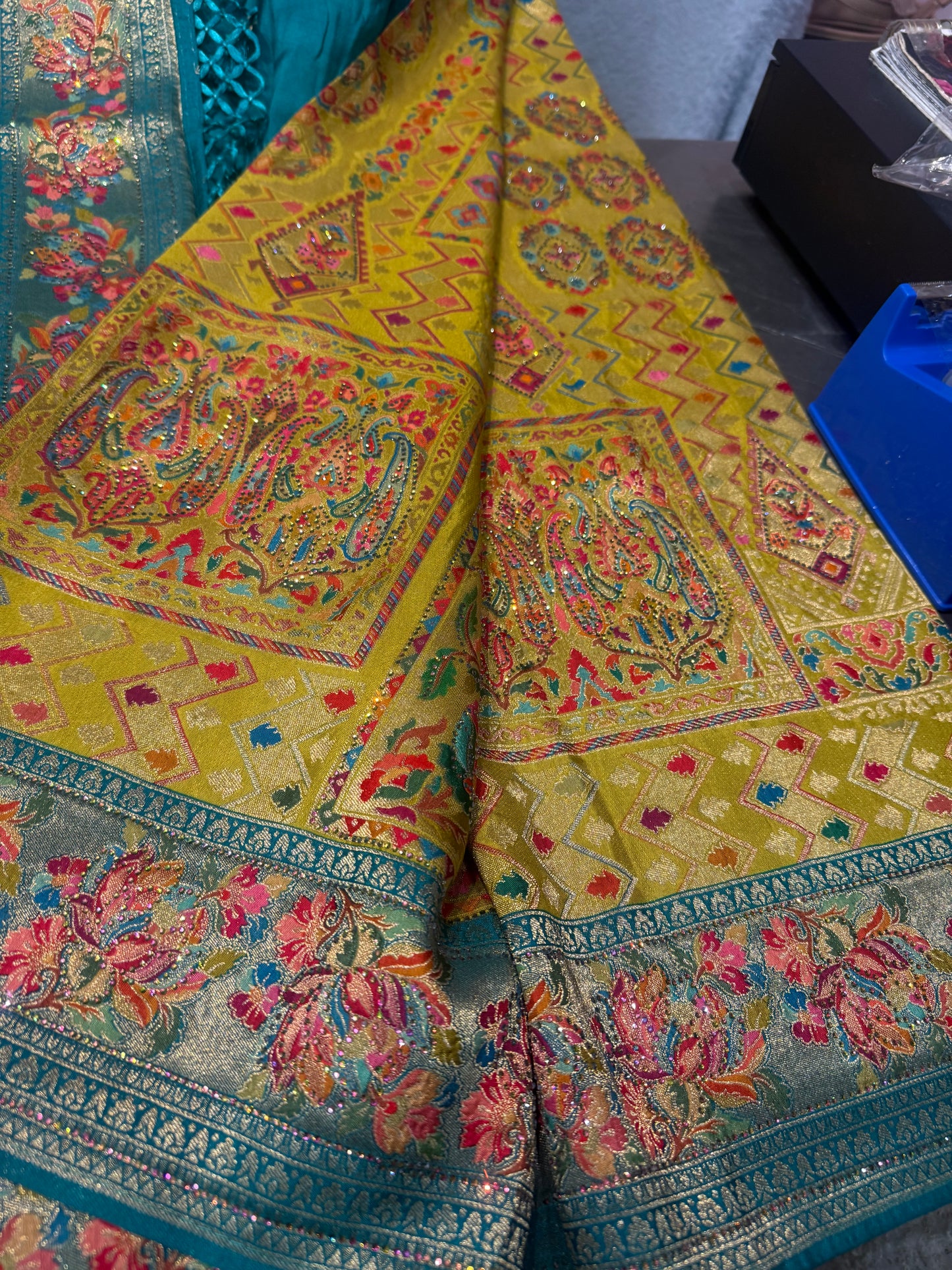 Beautiful designer Pure Kanni Silk Woven Sarees with Sabysachi Border