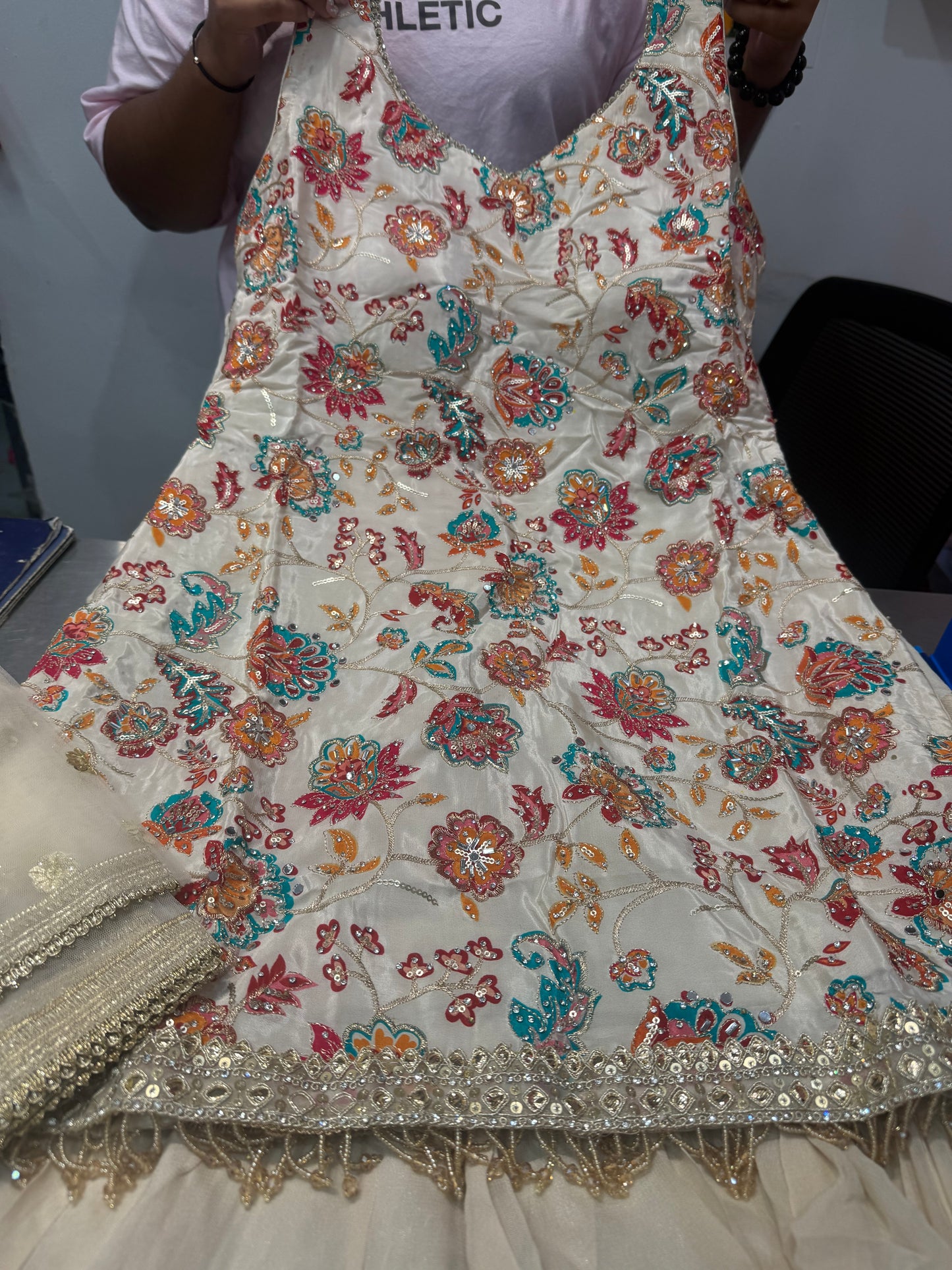 Beautiful designer sharara suit