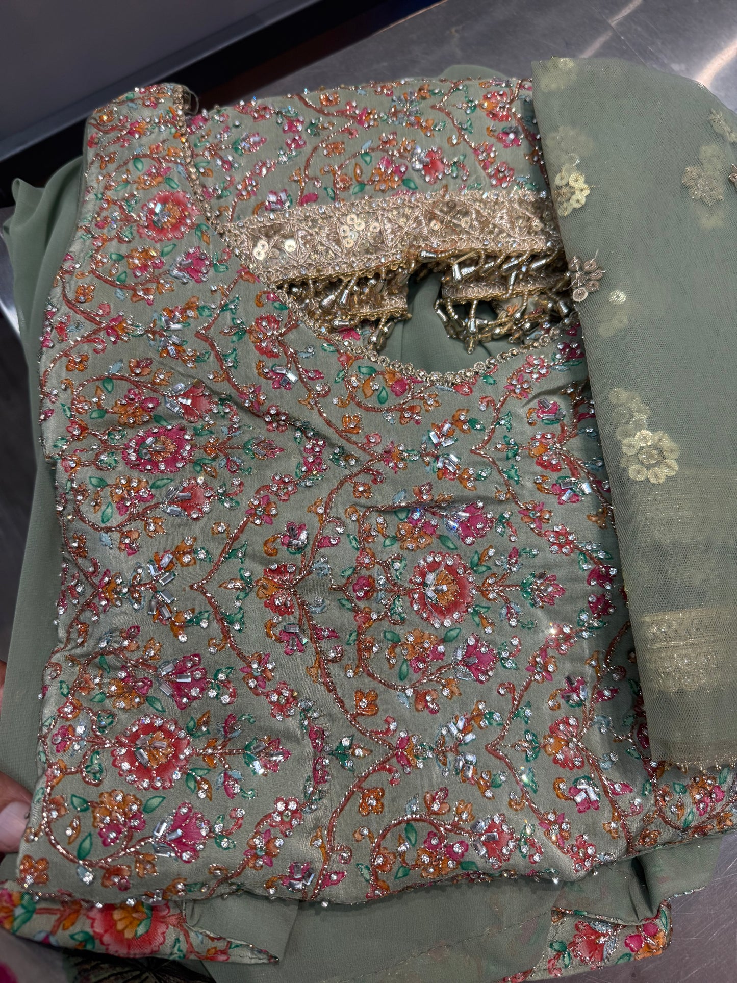 Beautiful designer sharara suit