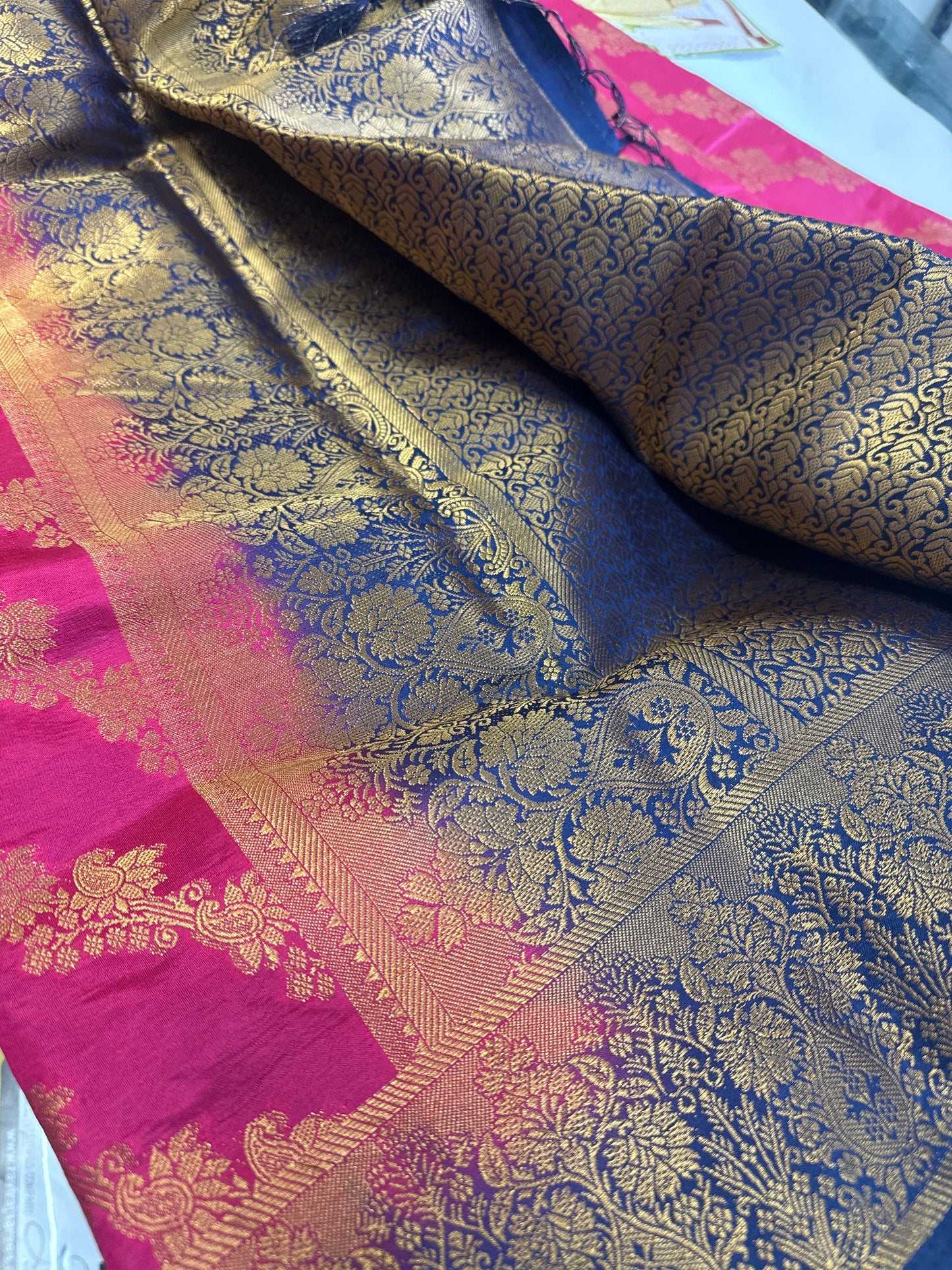 Beautiful designer silk saree