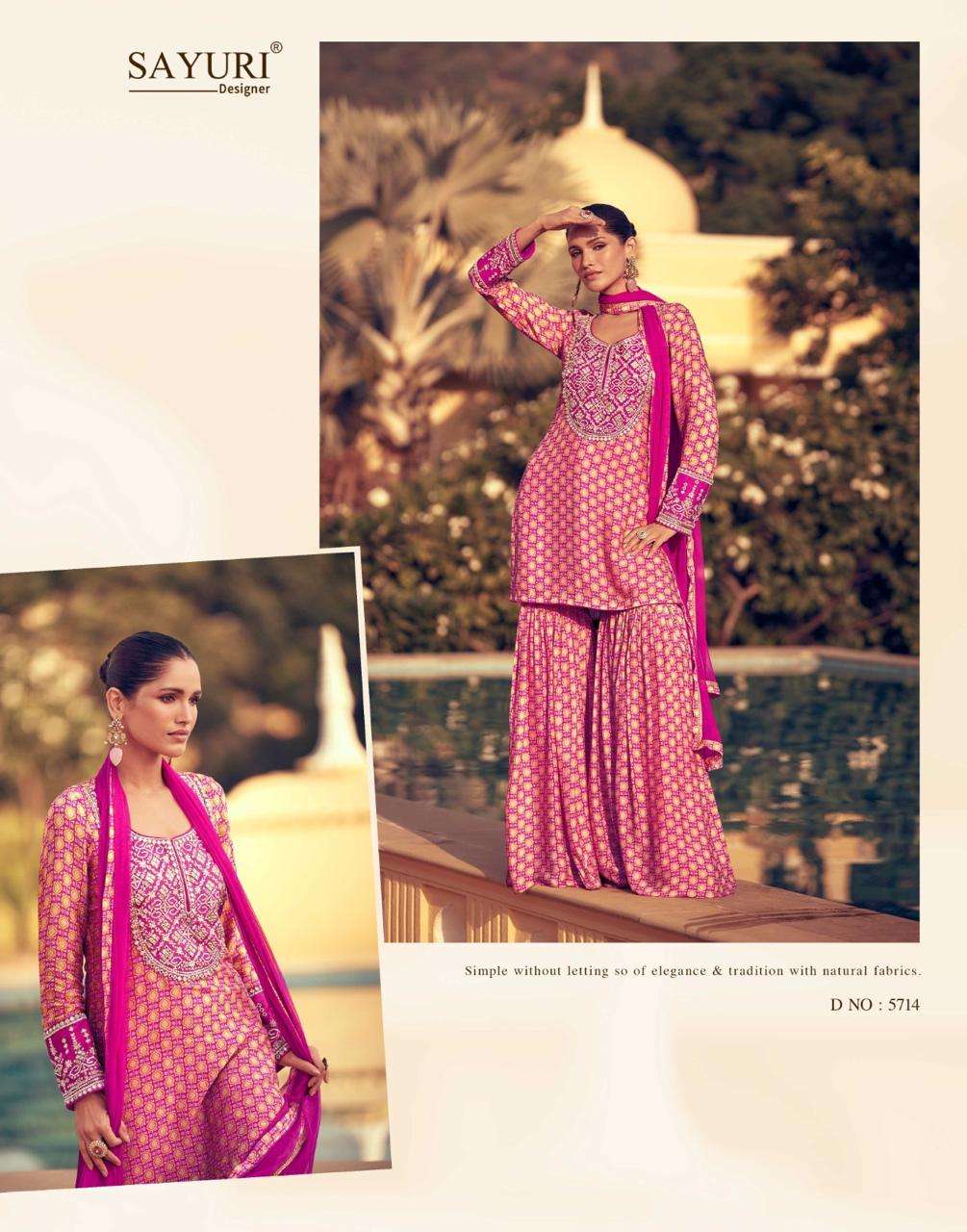 Beautiful designer sharara suit