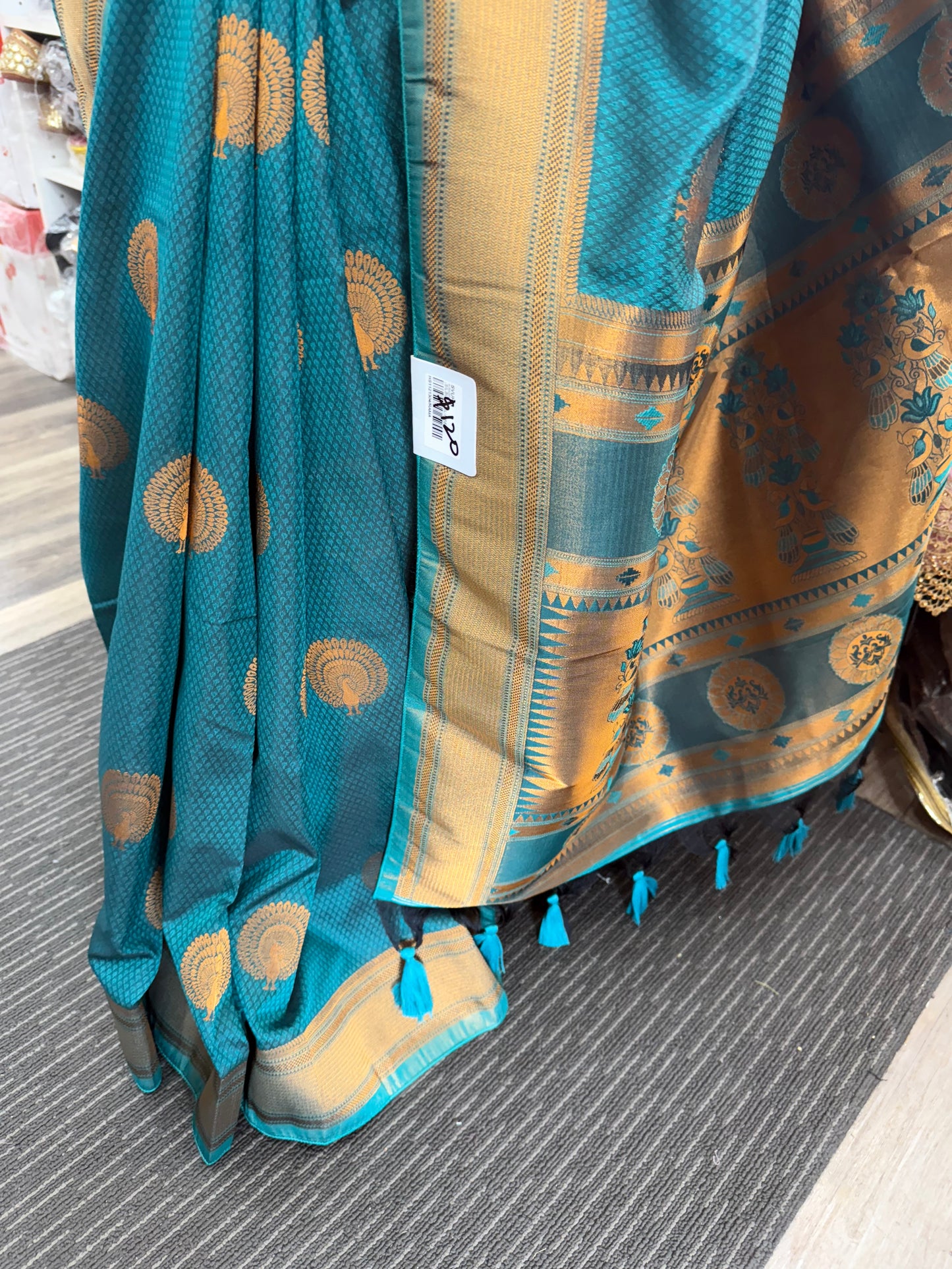 Beautiful designer silk saree