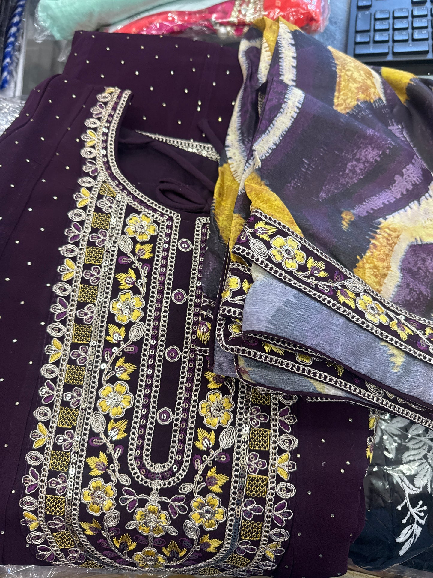 Beautiful designer gown style anarkali