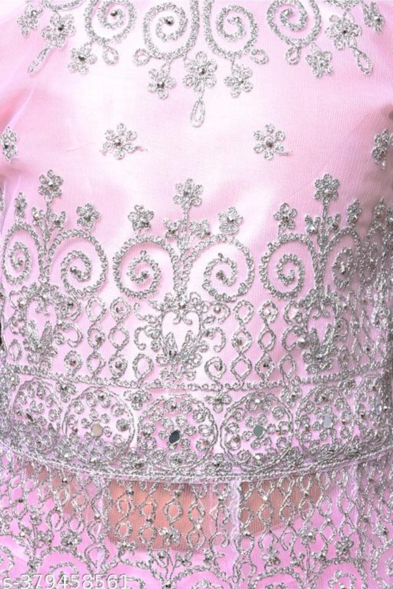 Beautiful designer long top lengha suit