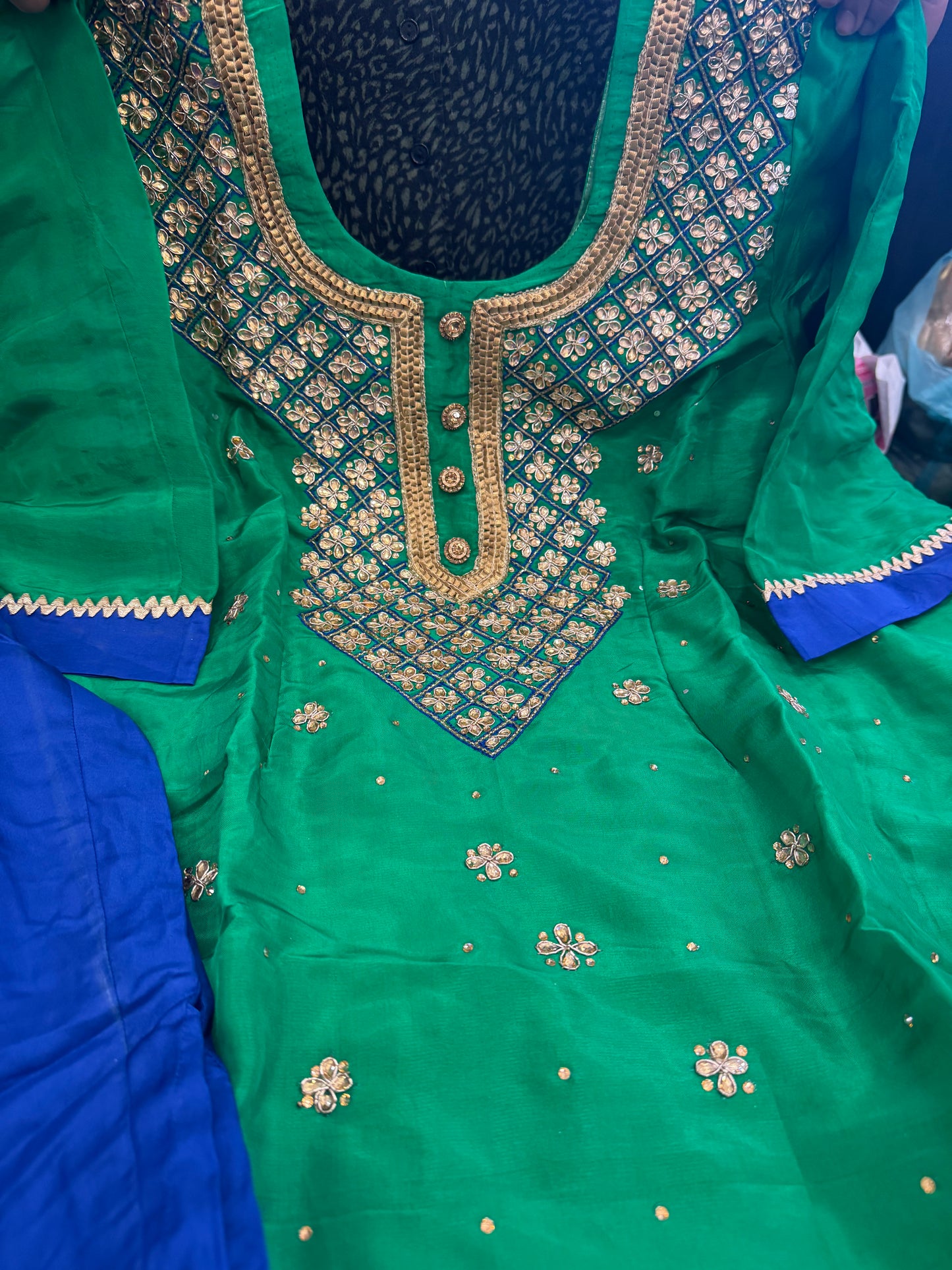 Beautiful designer plazo suit