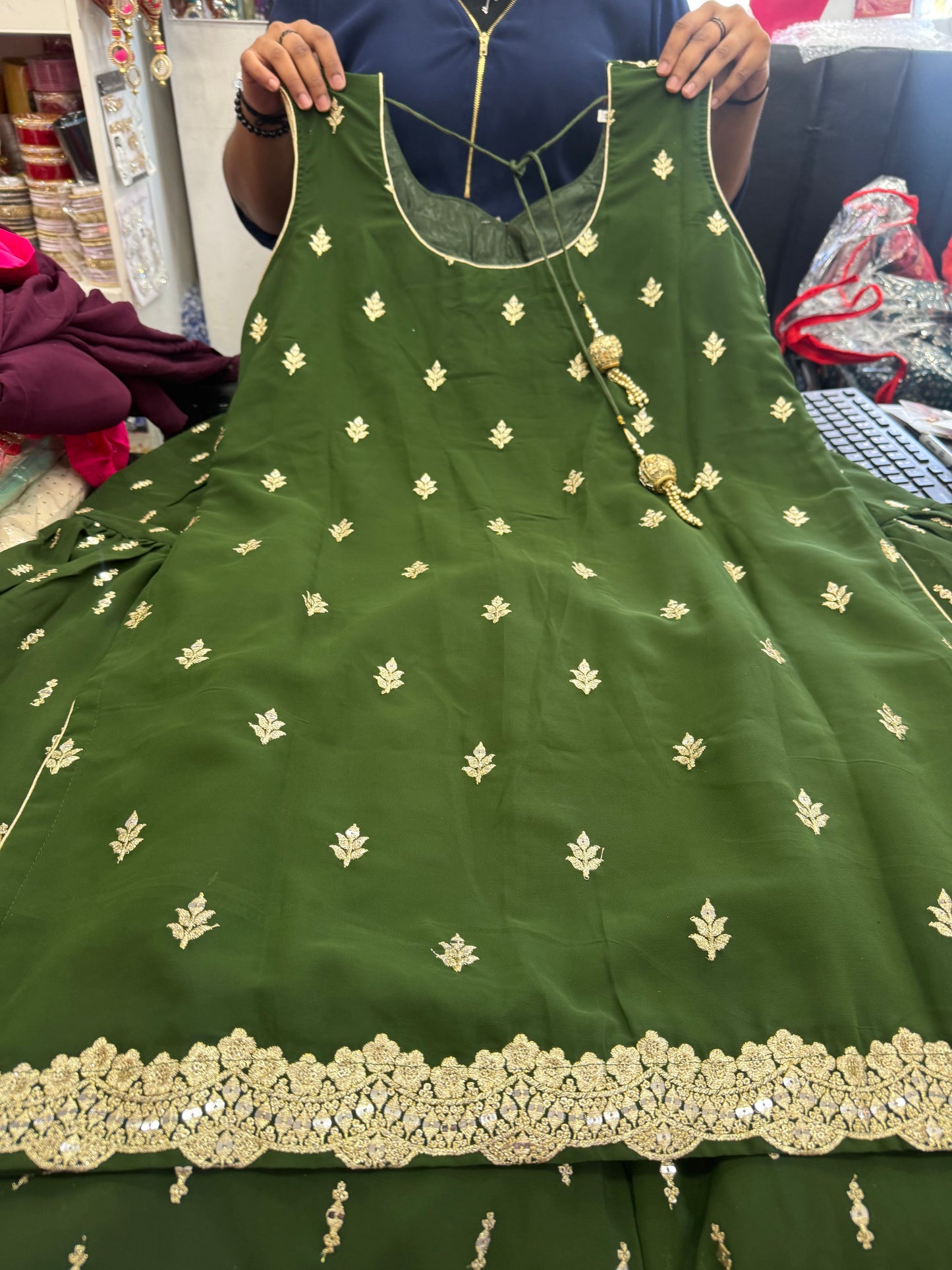 Beautiful designer sharara suit