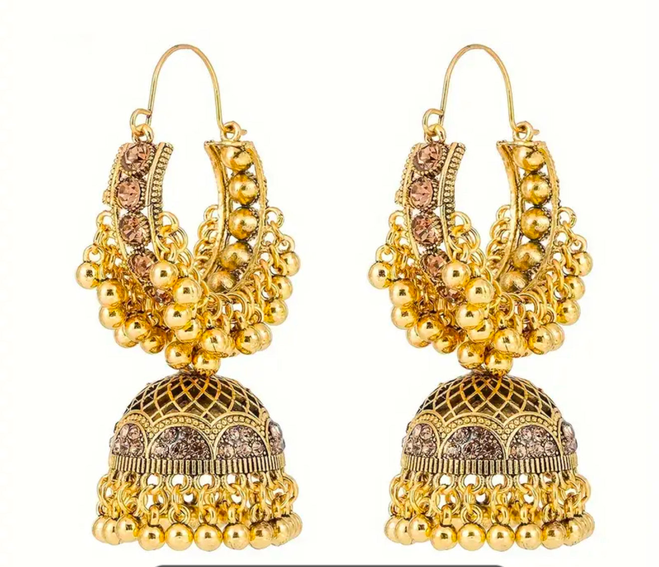 Beautiful designer jhumki earrings