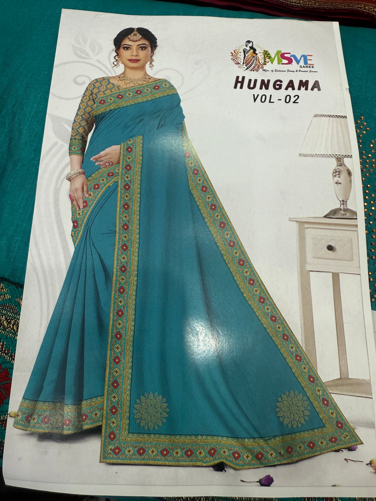 Beautiful designer cotton silk saree