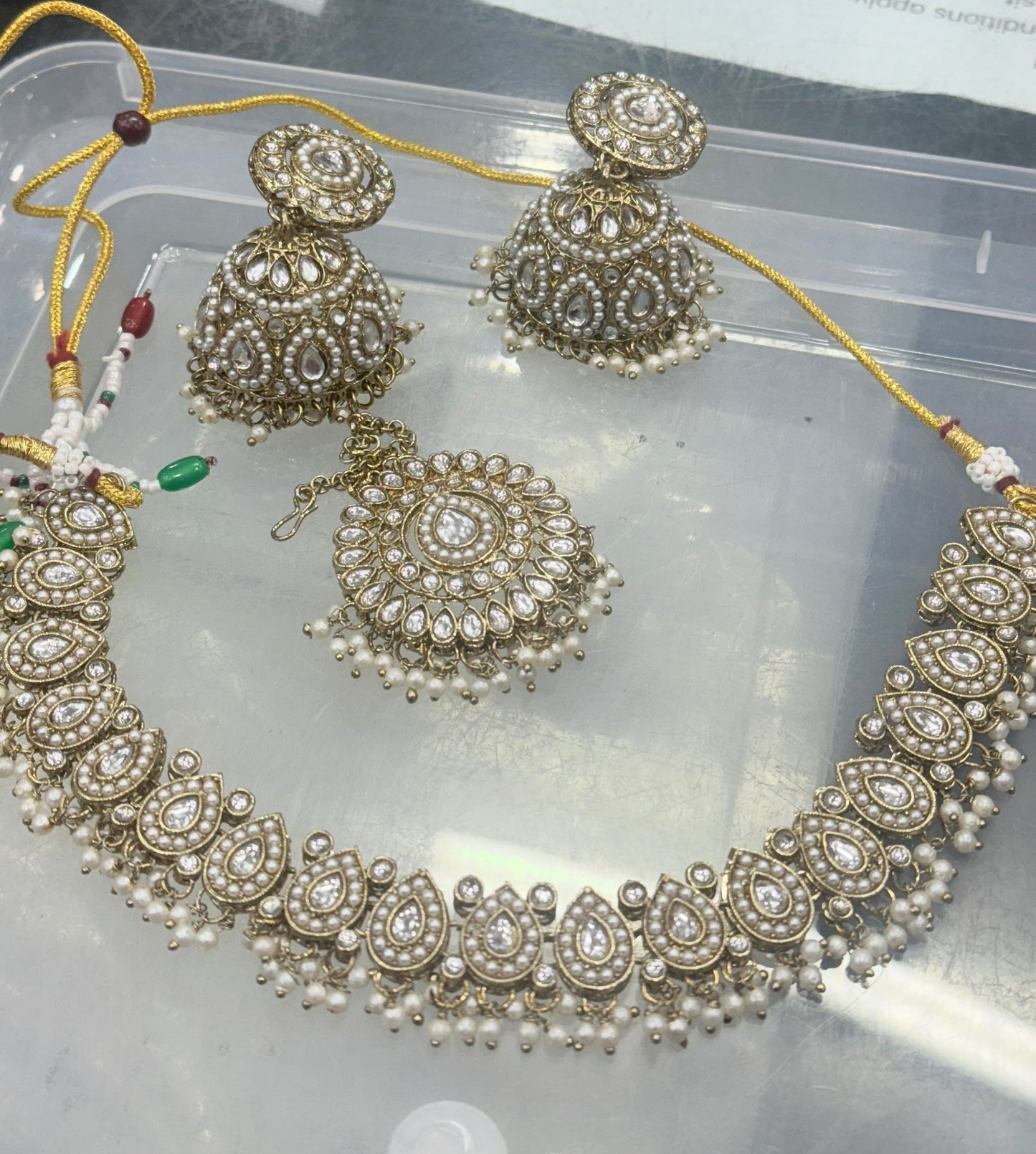 Beautiful designer necklace set