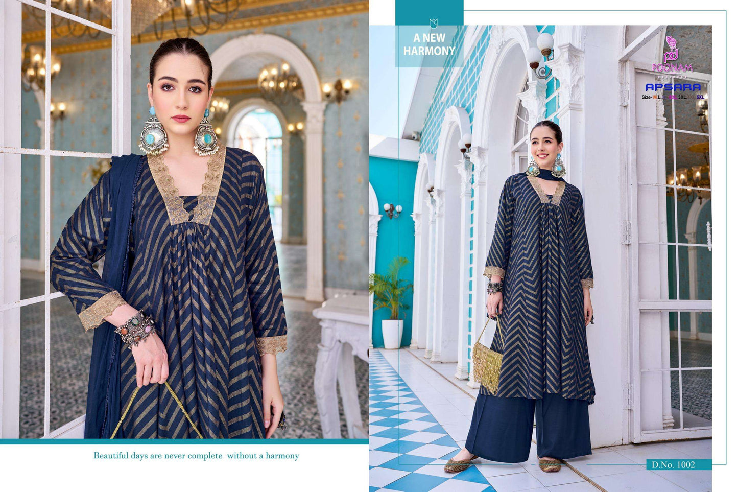 Beautiful designer plazo suit