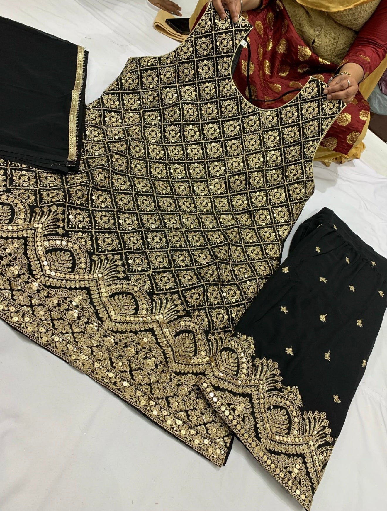 Beautiful designer sharara suit