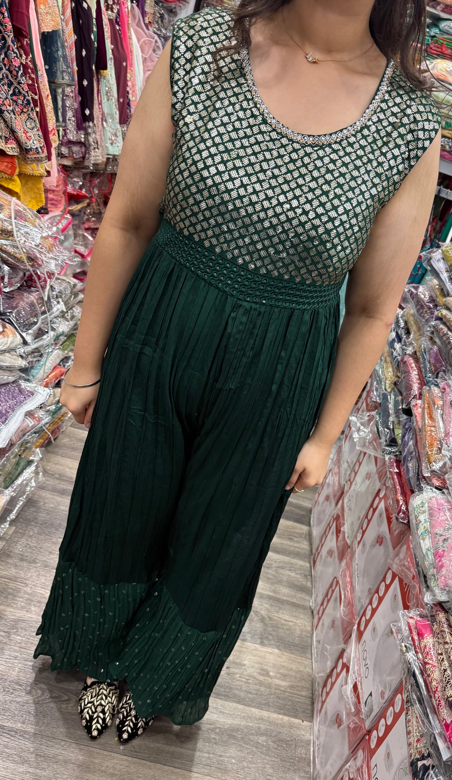 Beautiful designer indo western jumpsuit