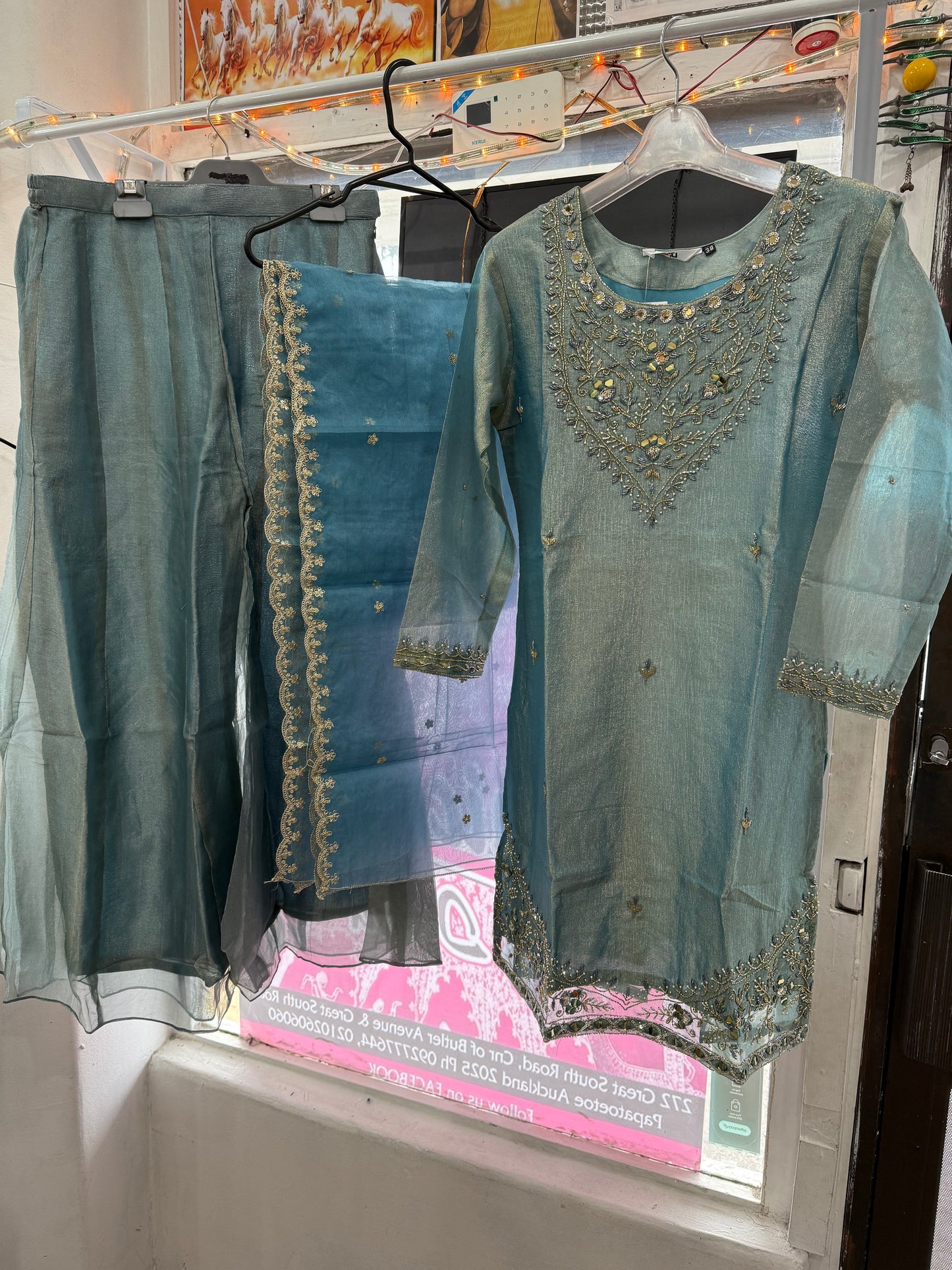 Beautiful designer plazo suit