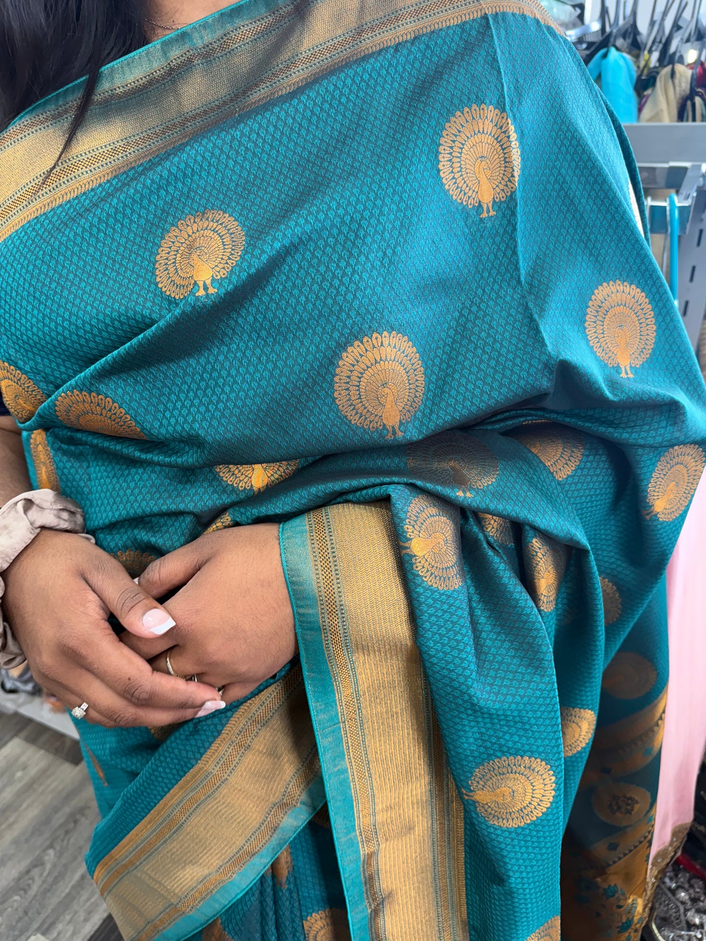 Beautiful designer silk saree