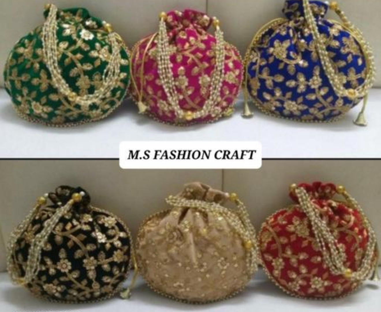 Beautiful designer potli