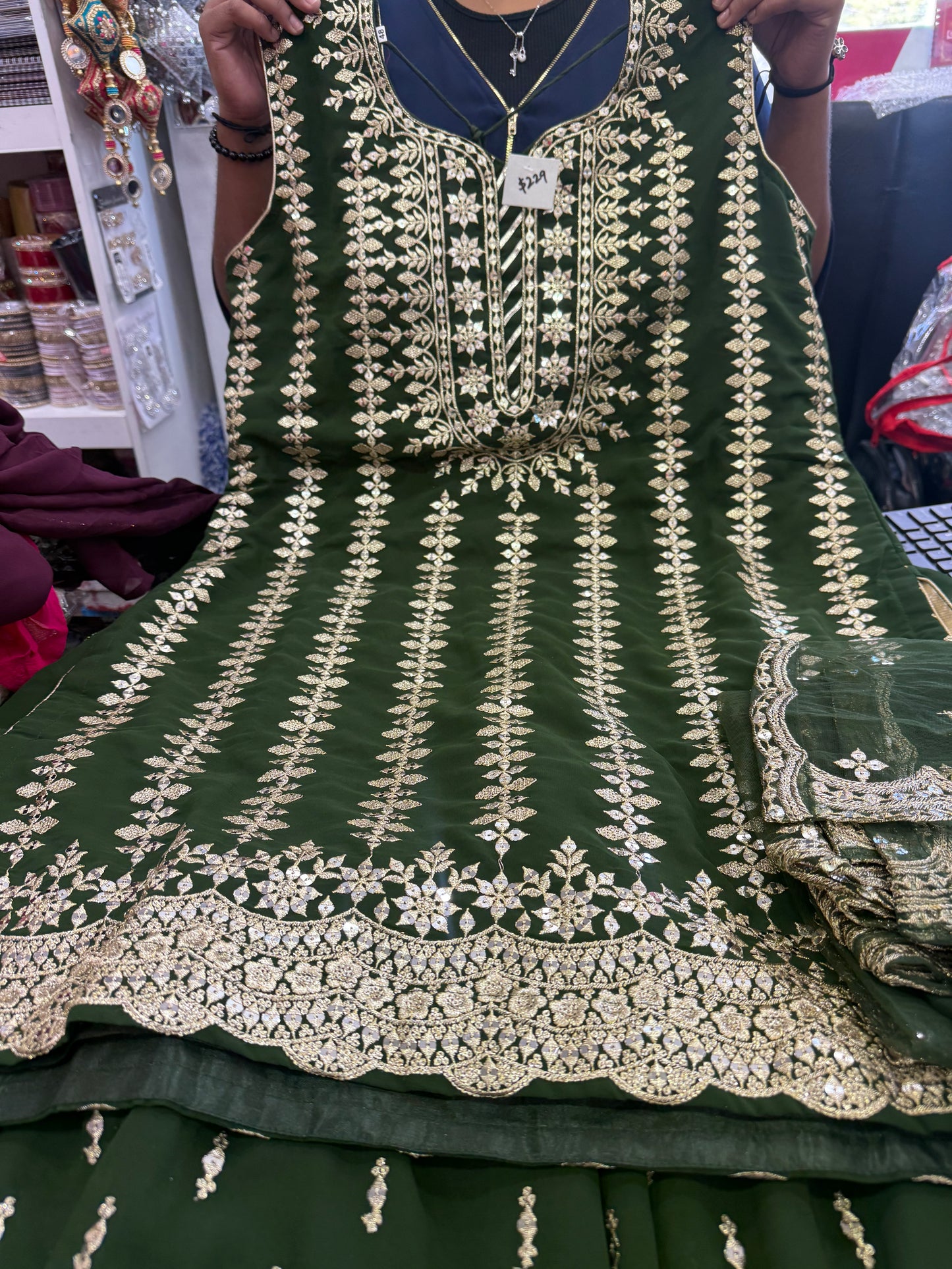 Beautiful designer sharara suit