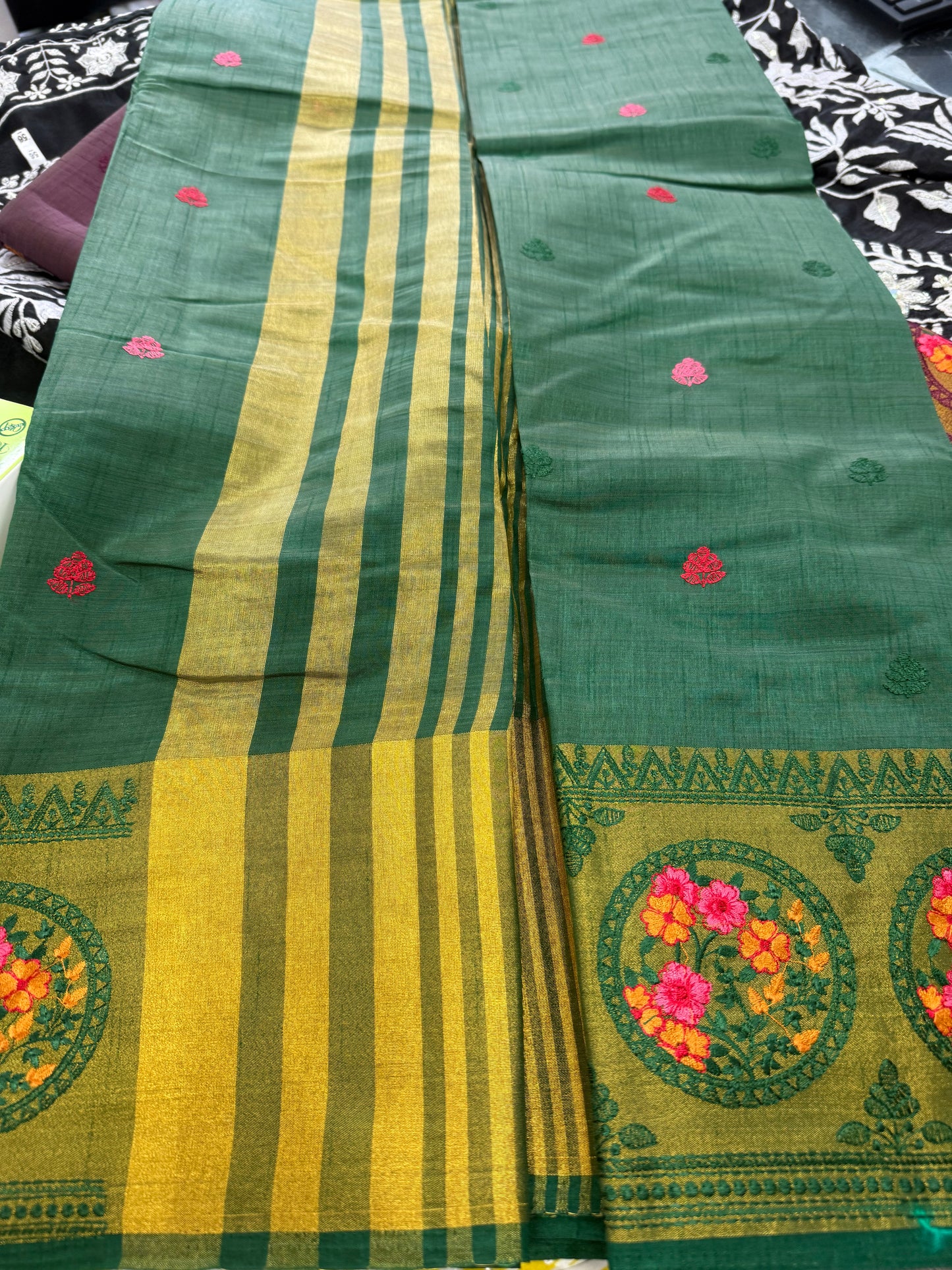 Beautiful designer silk saree