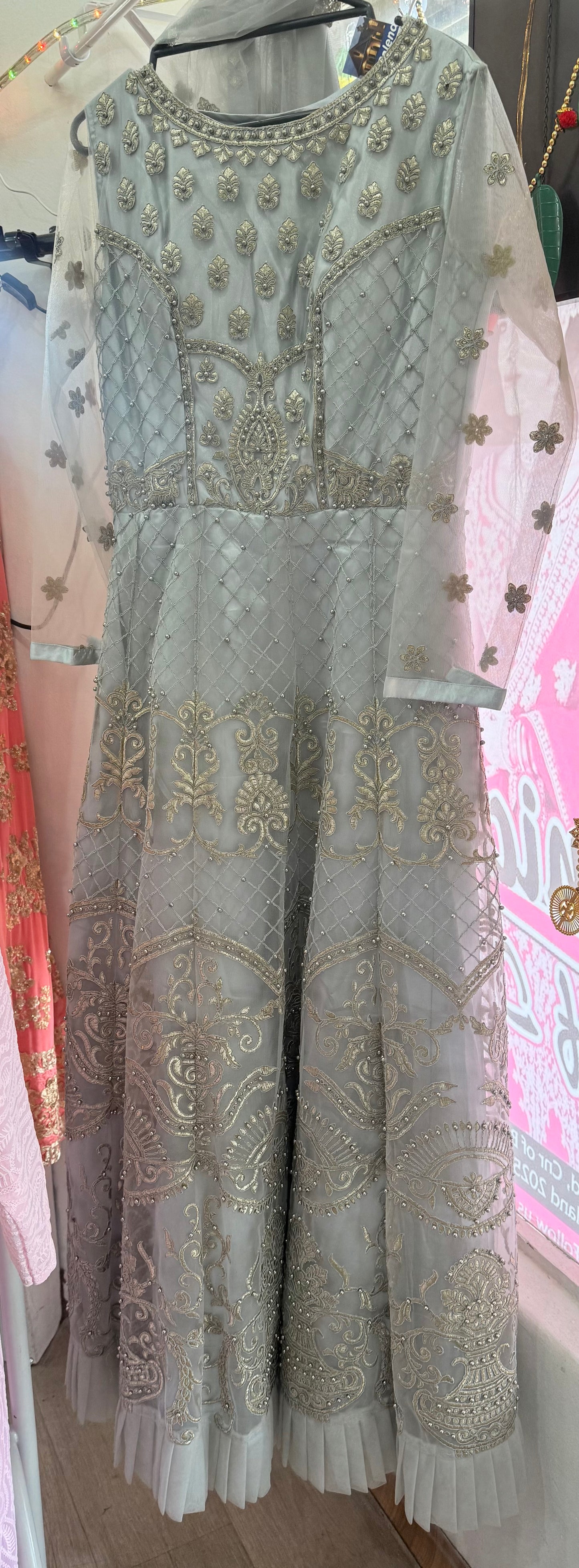 Beautiful designer gown style anarkali suit