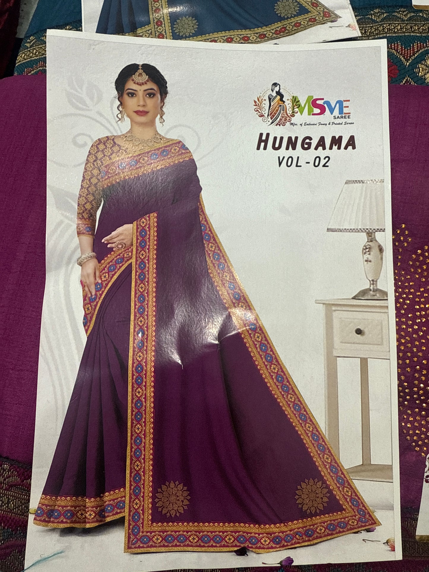 Beautiful designer cotton silk saree