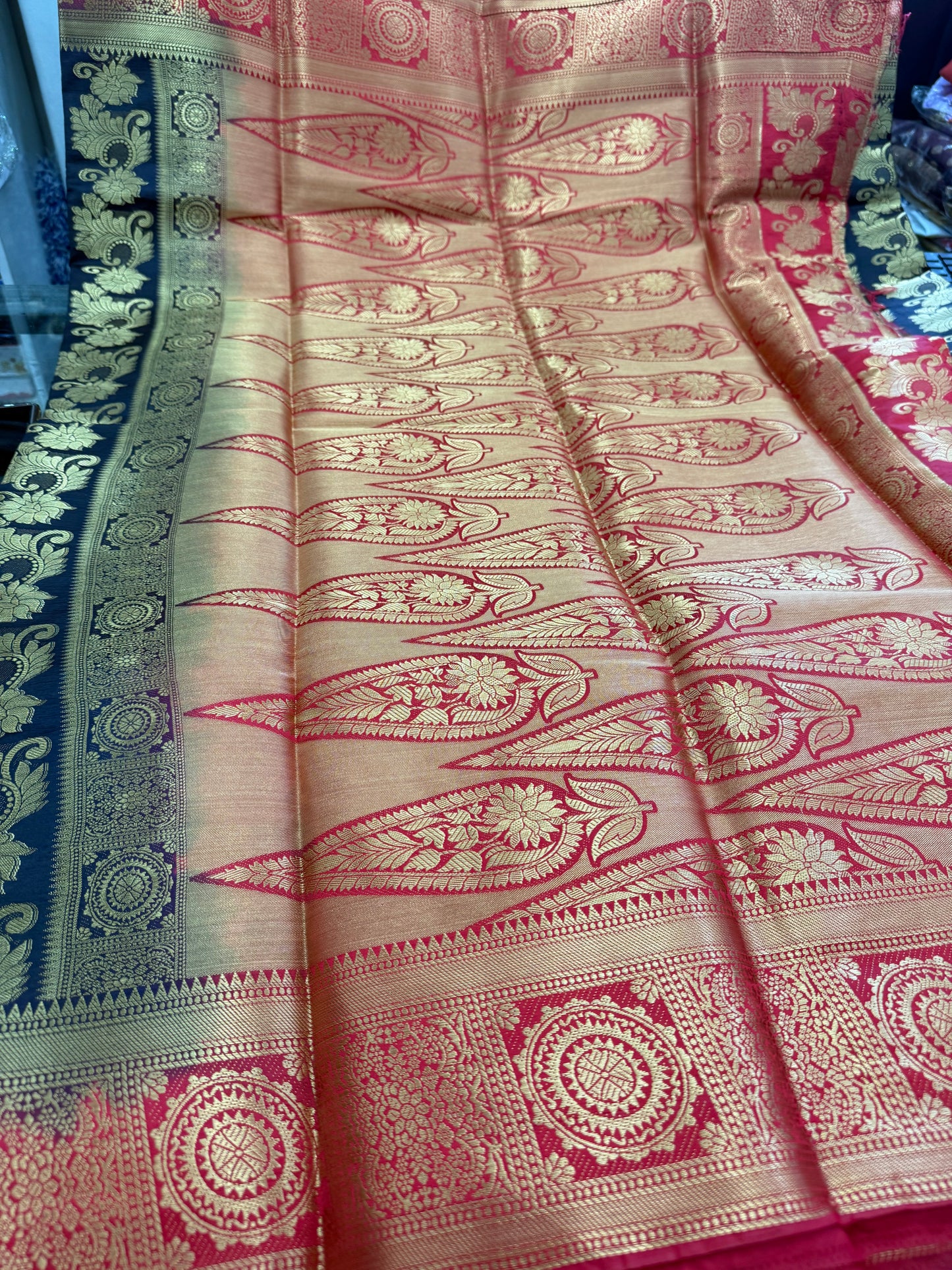 Beautiful designer silk saree