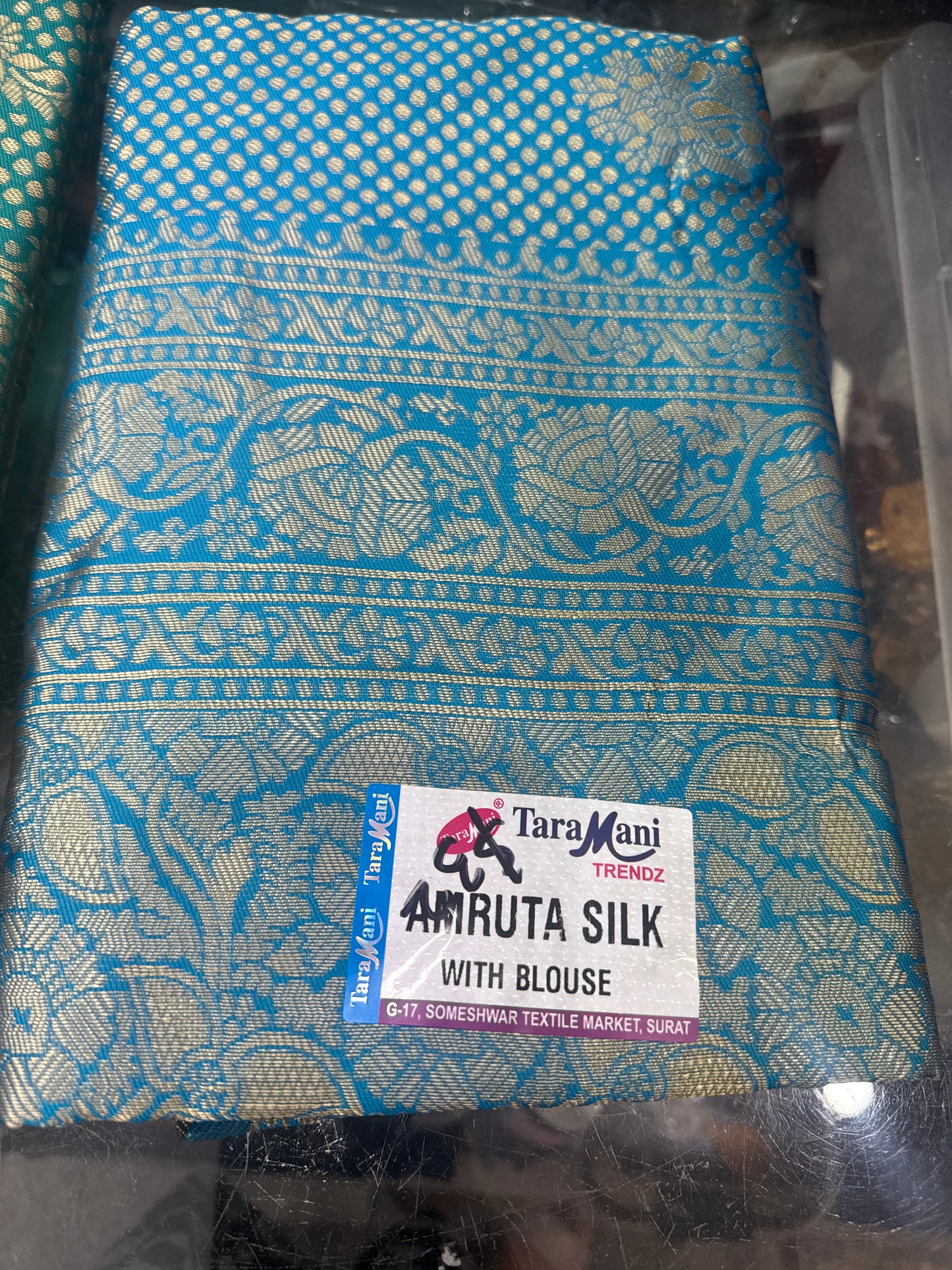 Beautiful designer silk saree