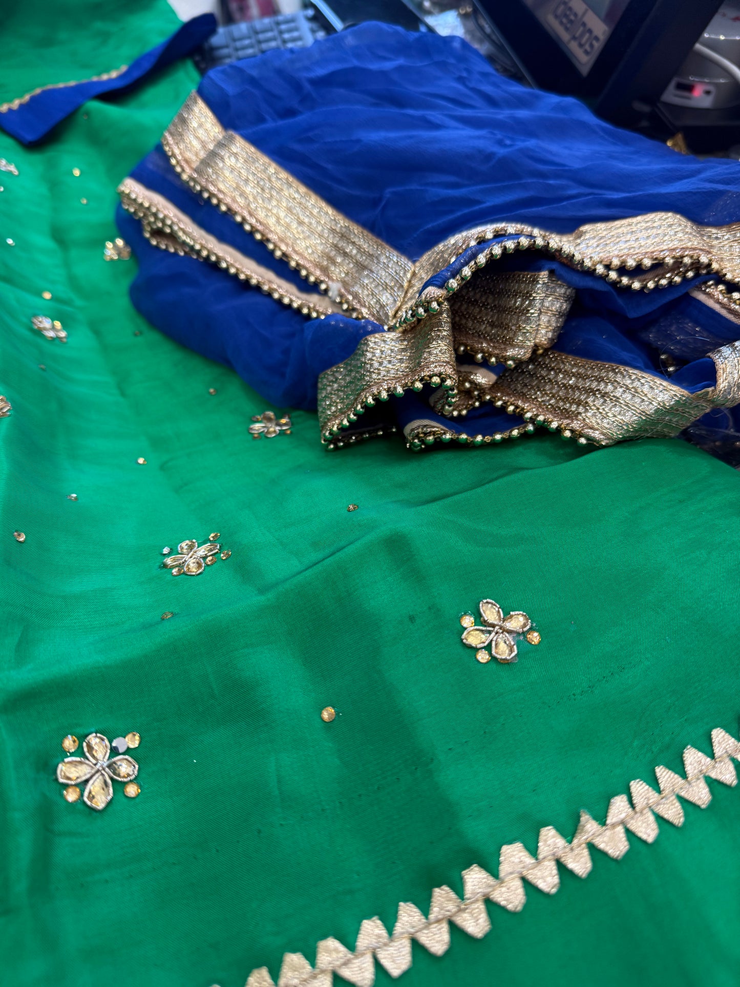 Beautiful designer plazo suit