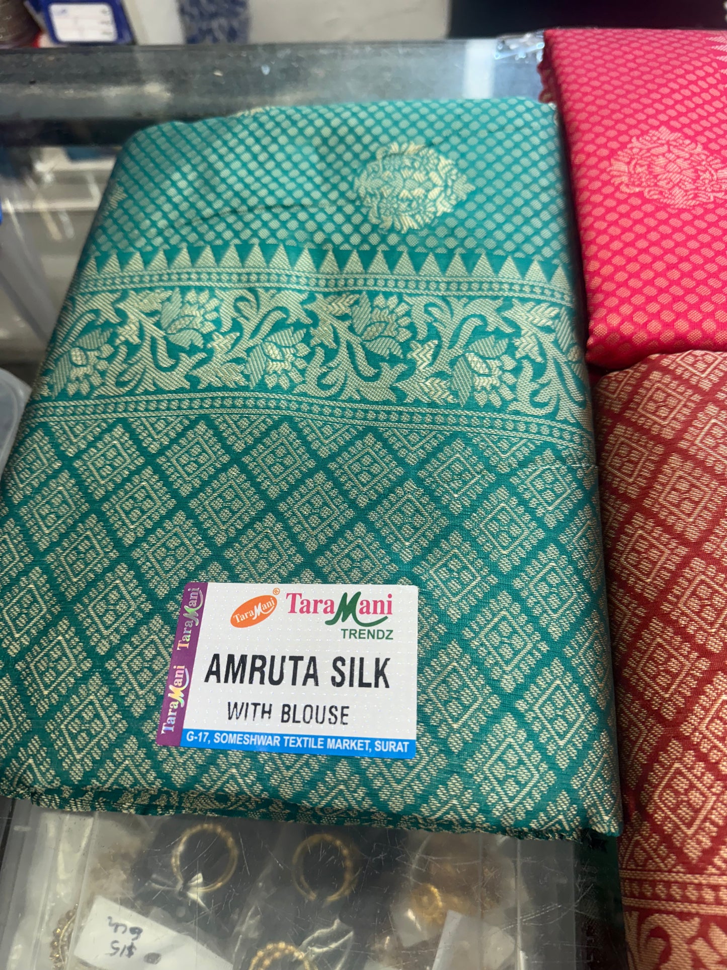 Beautiful designer silk saree