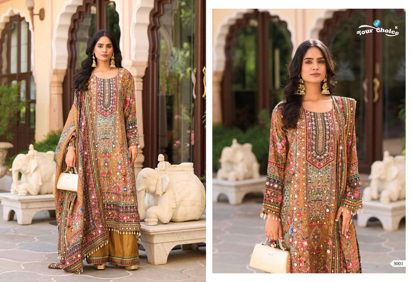 Beautiful designer Pakistani style plazo suit