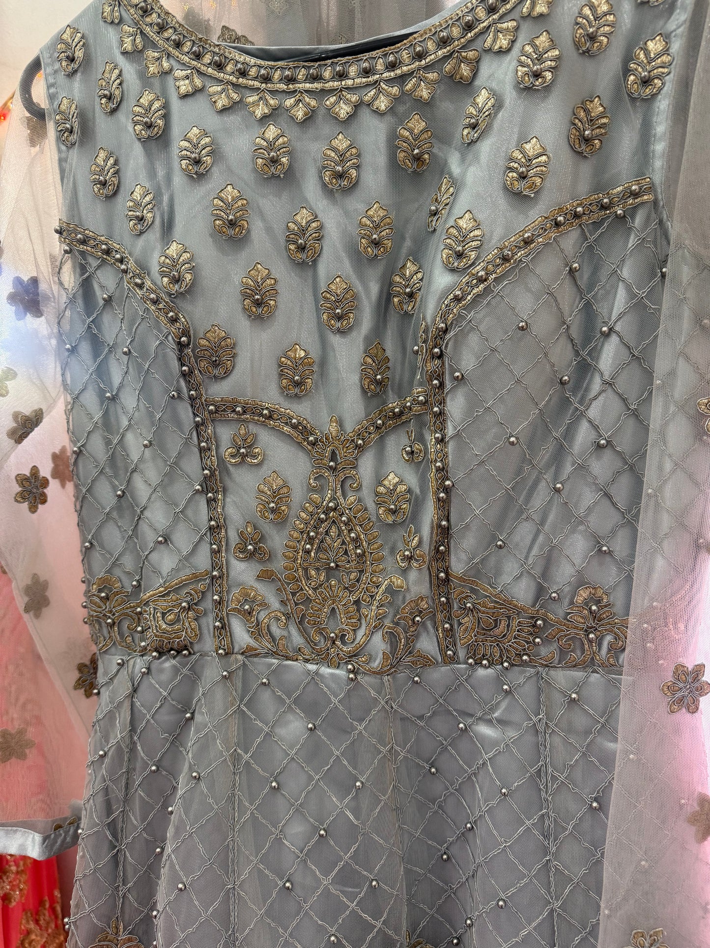Beautiful designer gown style anarkali suit