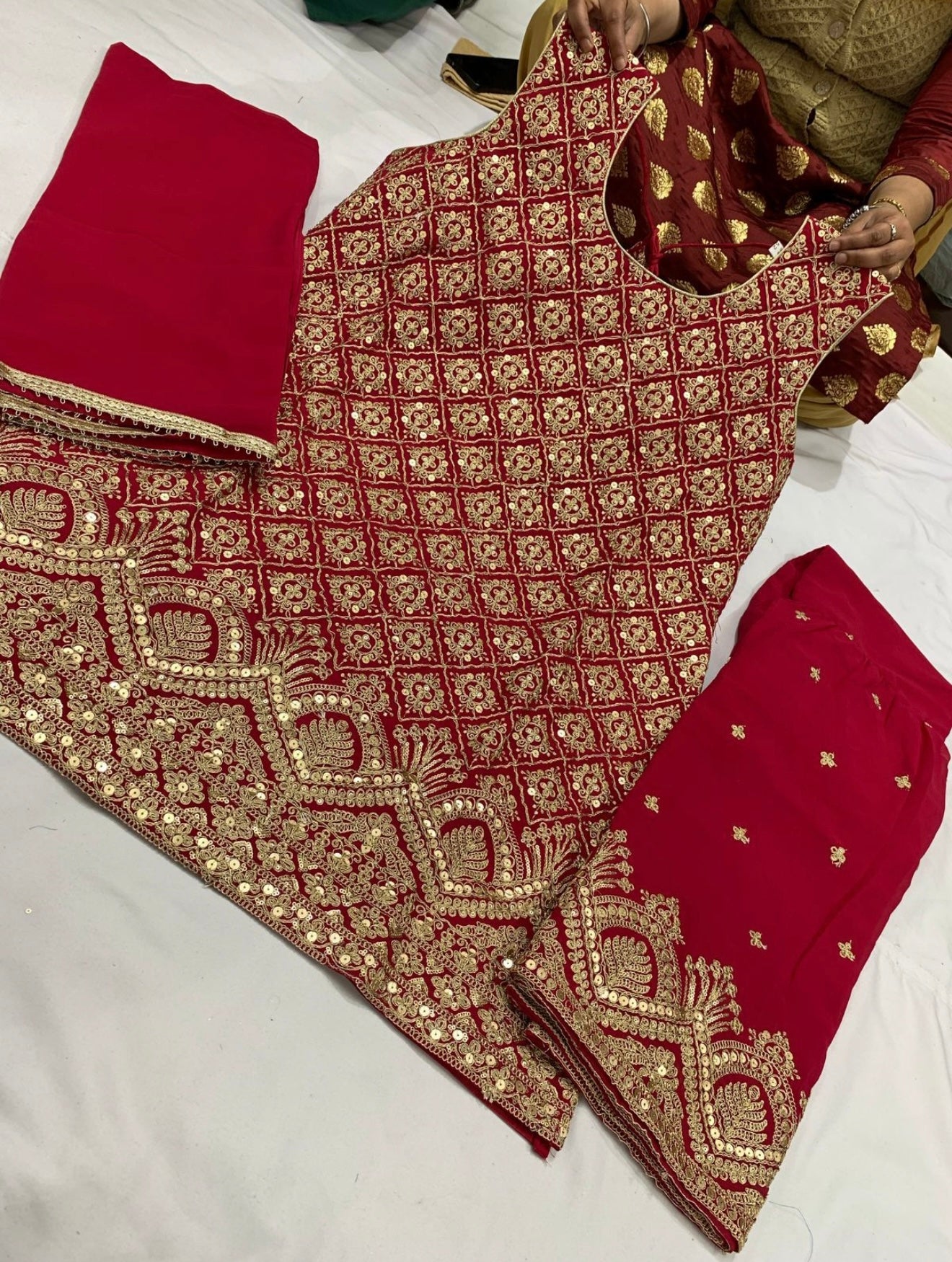 Beautiful designer sharara suit