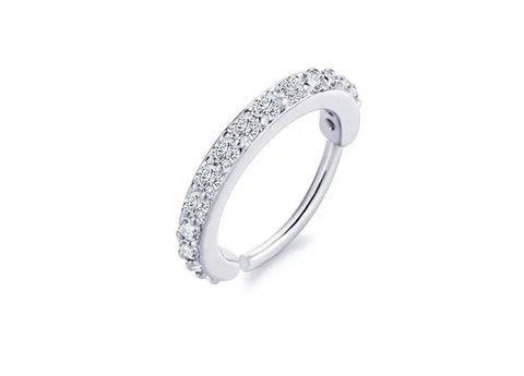 Beautiful designer American diamond stone nose ring